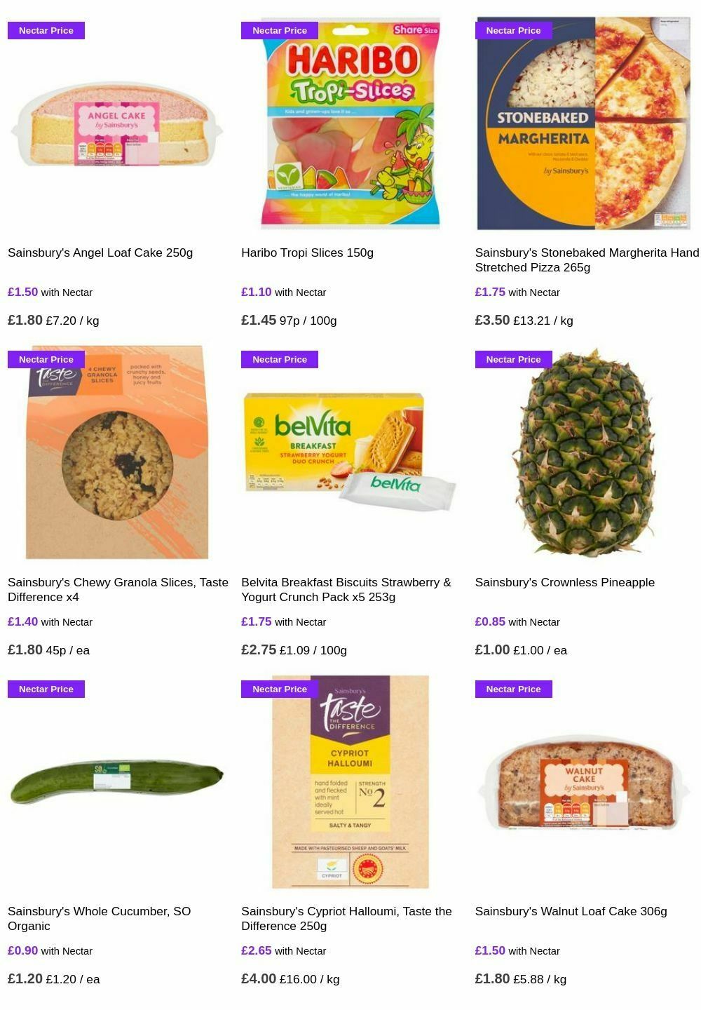 Sainsbury's Offers from 12 July