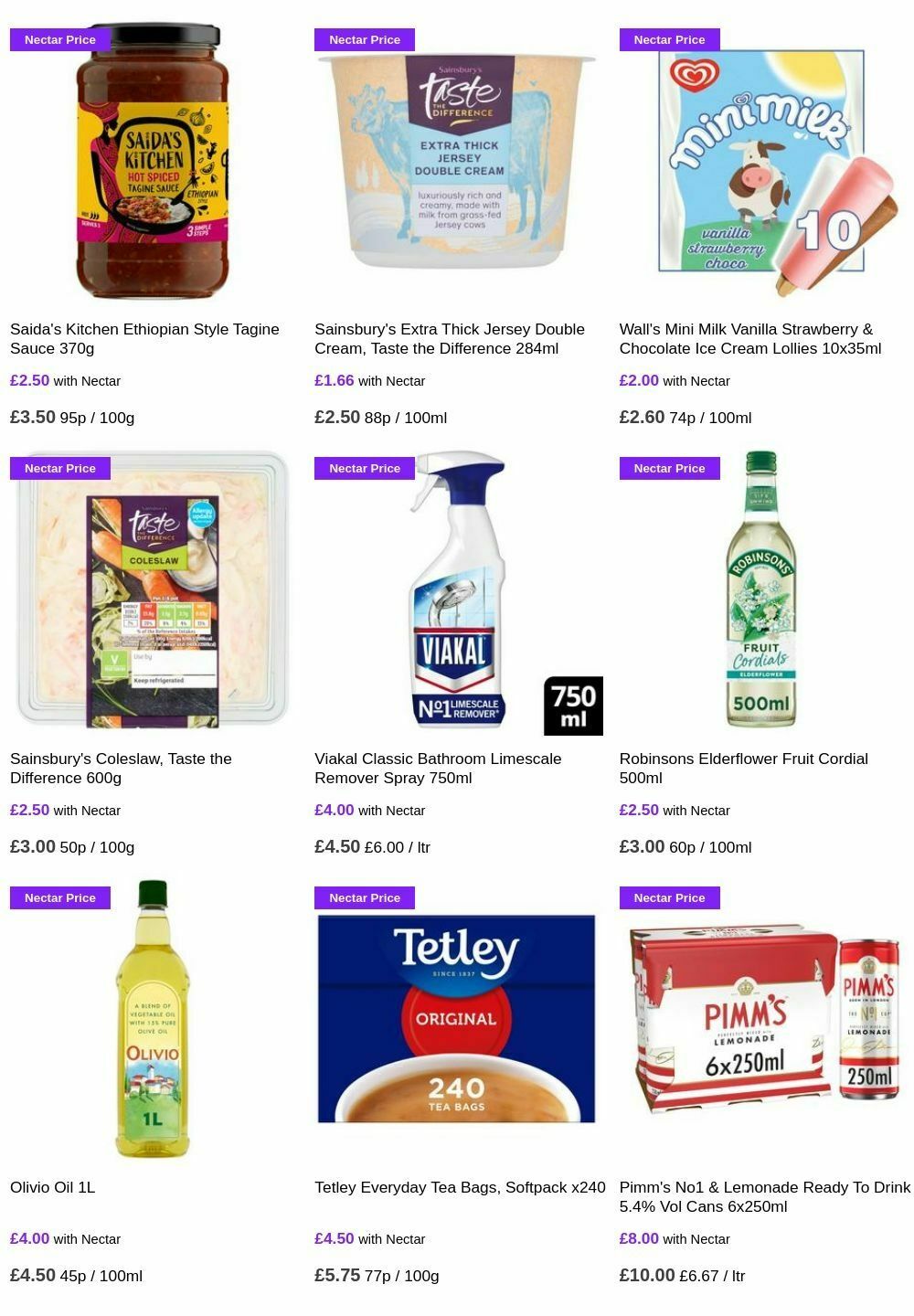 Sainsbury's Offers from 12 July