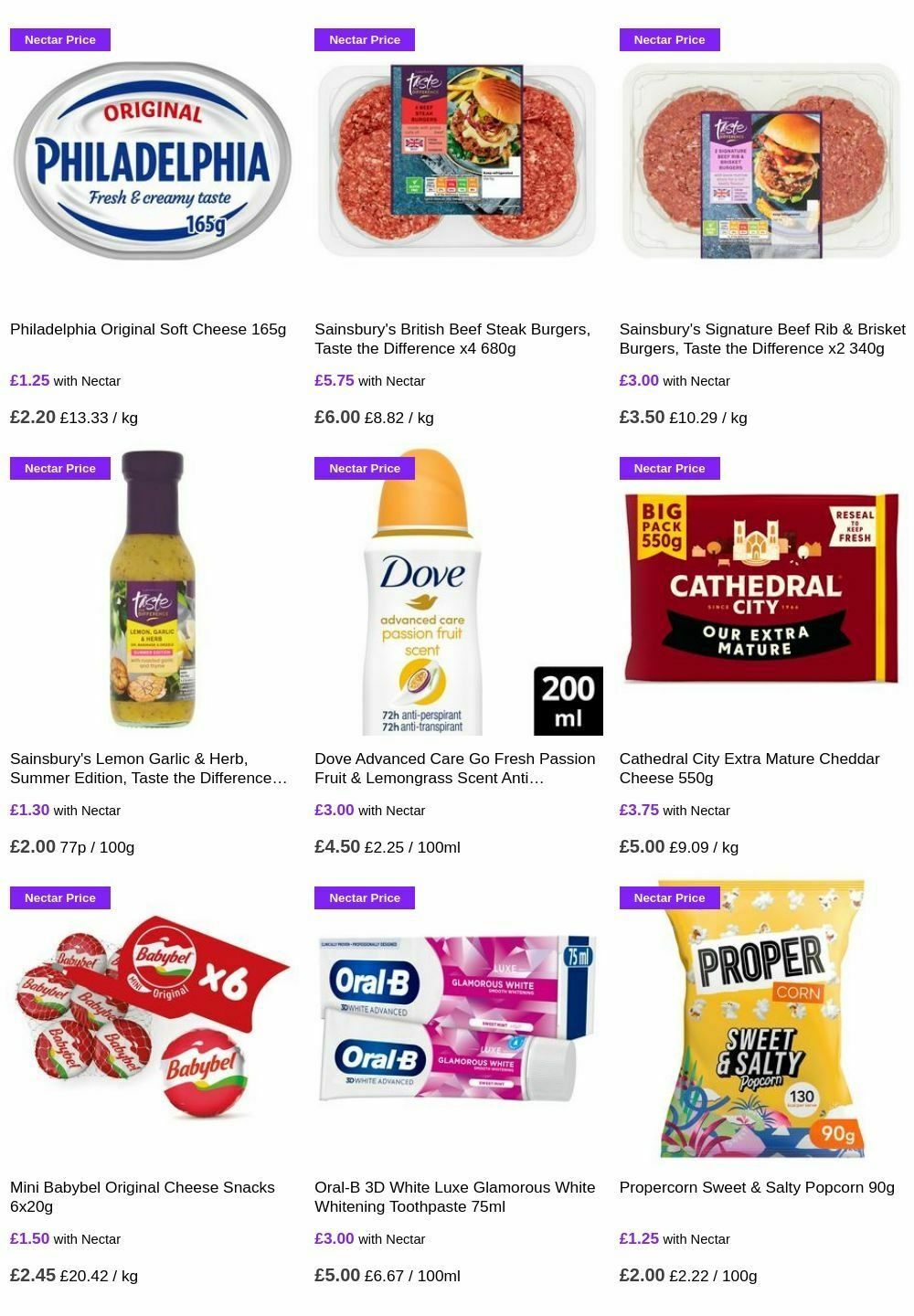 Sainsbury's Offers from 12 July