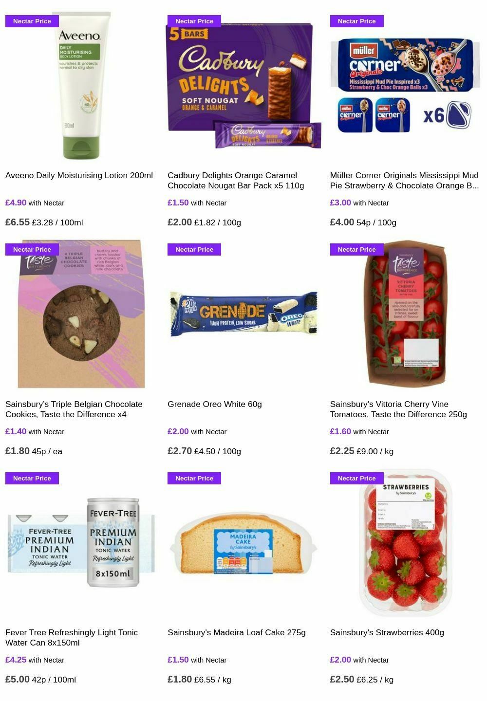 Sainsbury's Offers from 12 July