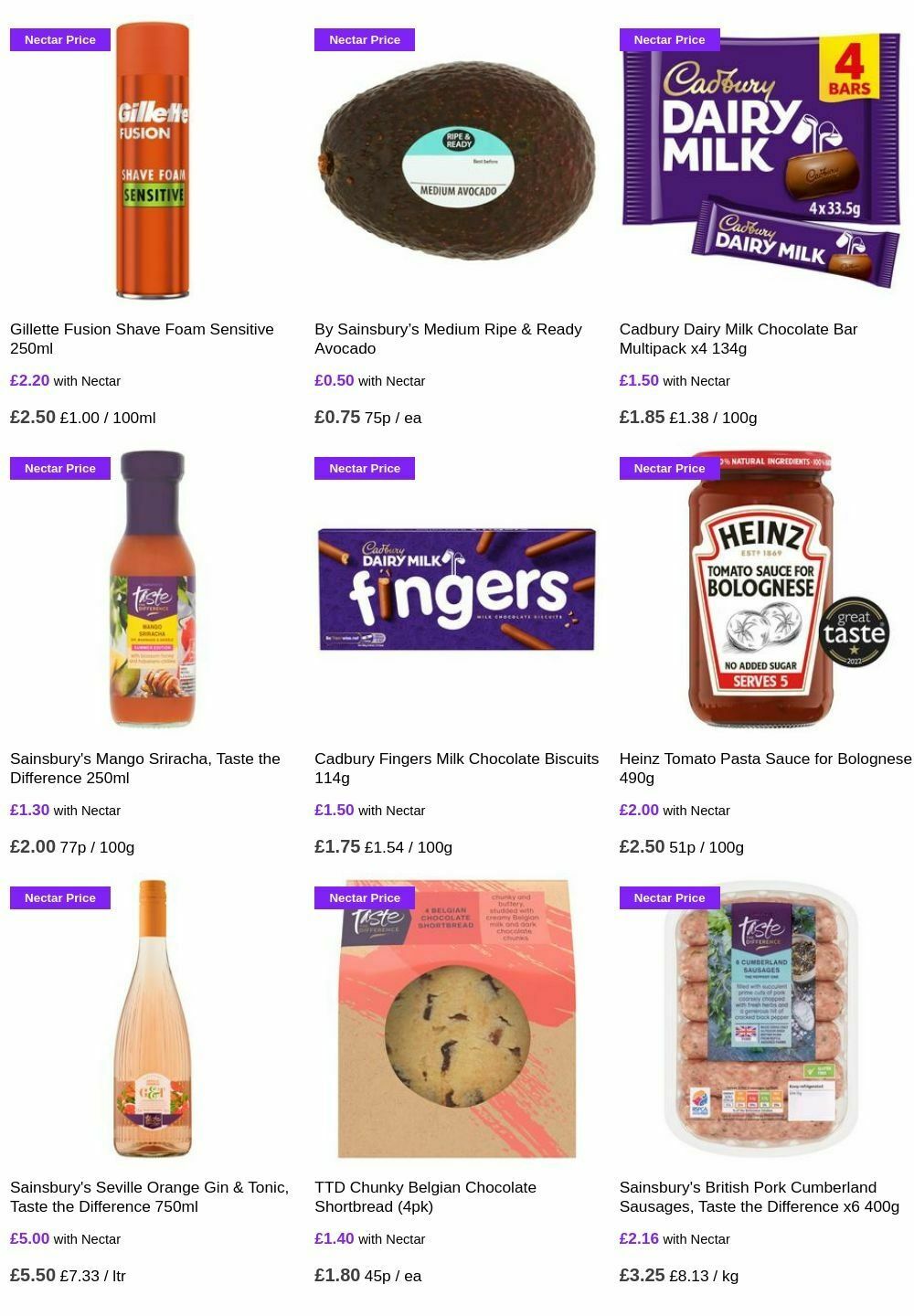 Sainsbury's Offers from 12 July