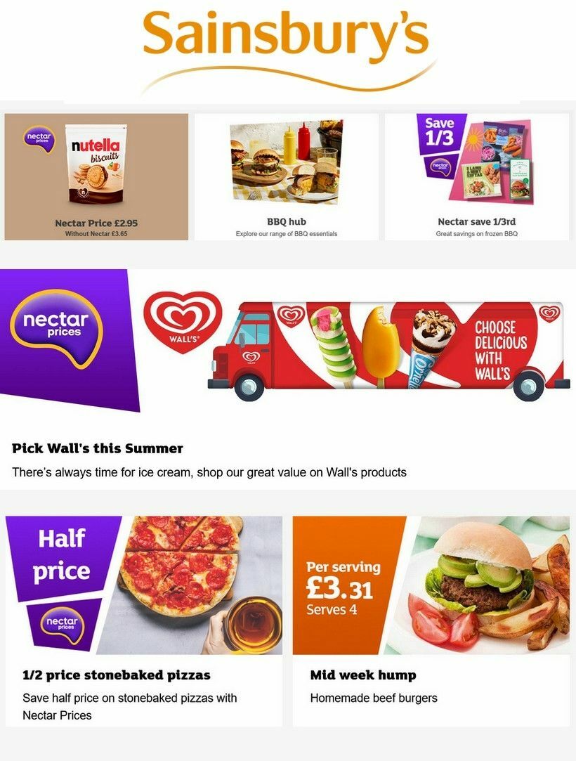 Sainsbury's Offers from 19 July