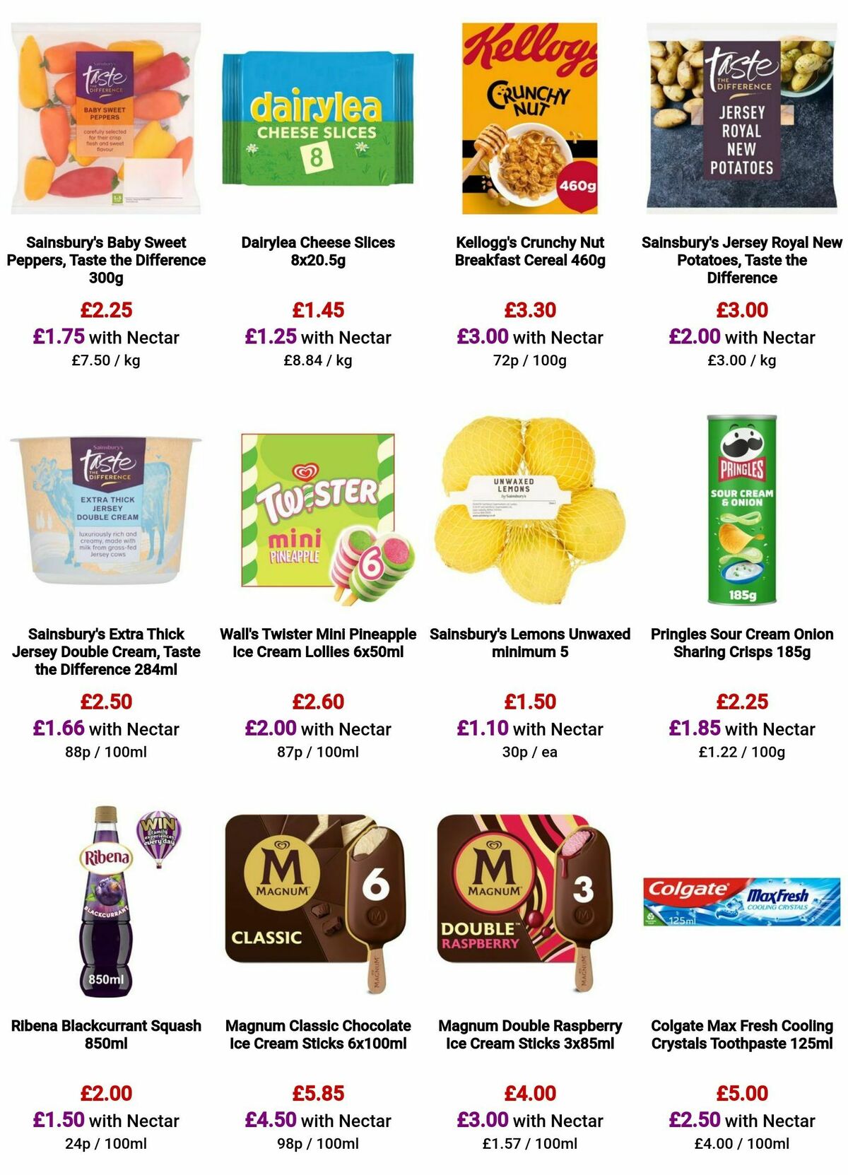 Sainsbury's Offers from 19 July