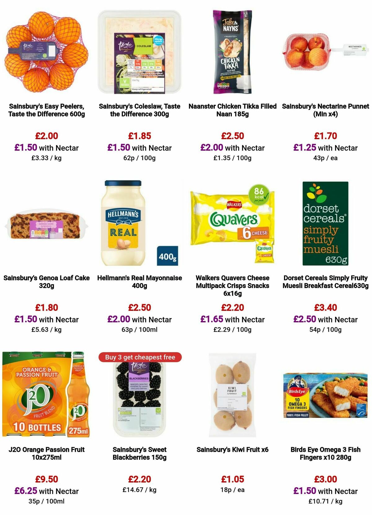 Sainsbury's Offers from 26 July