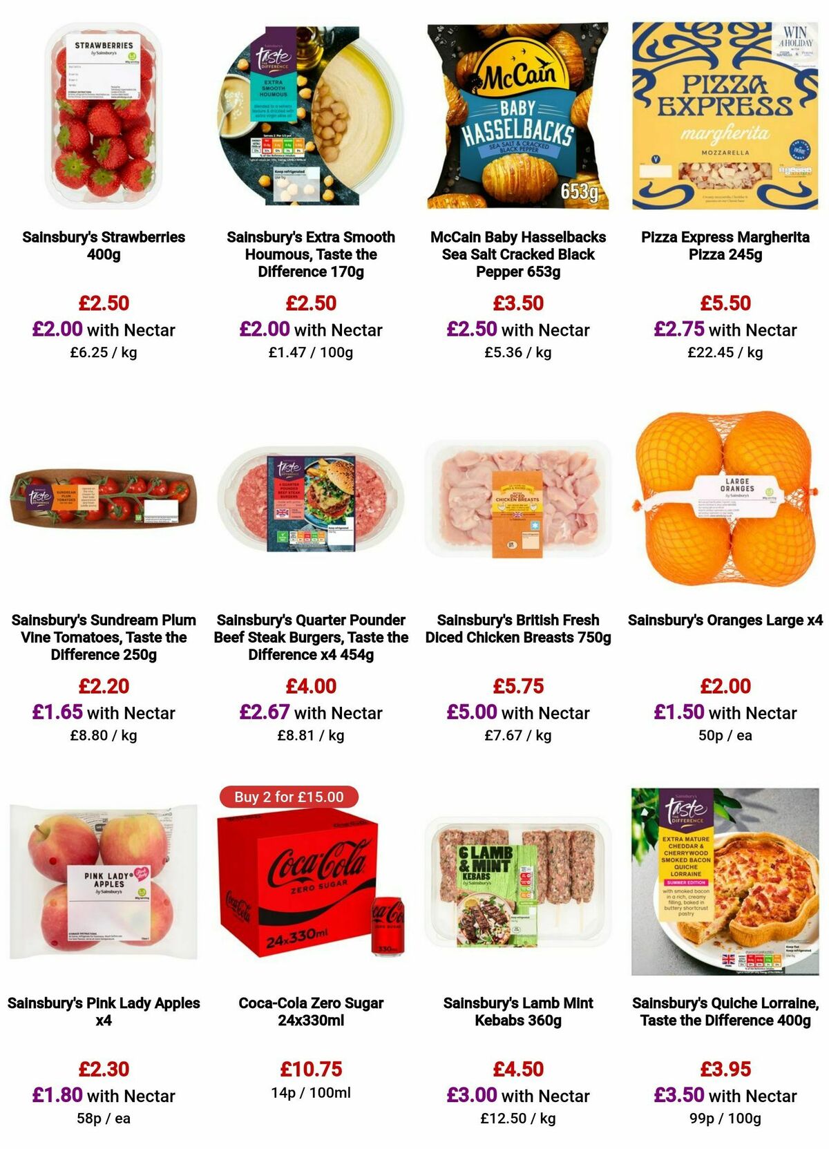 Sainsbury's Offers from 2 August