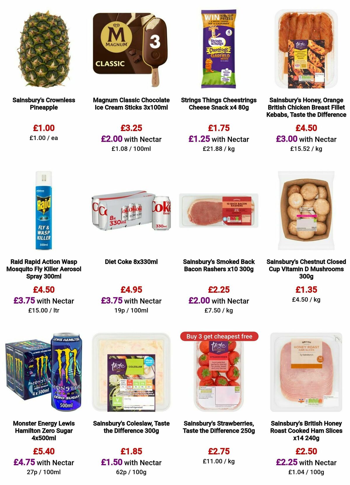 Sainsbury's Offers from 2 August