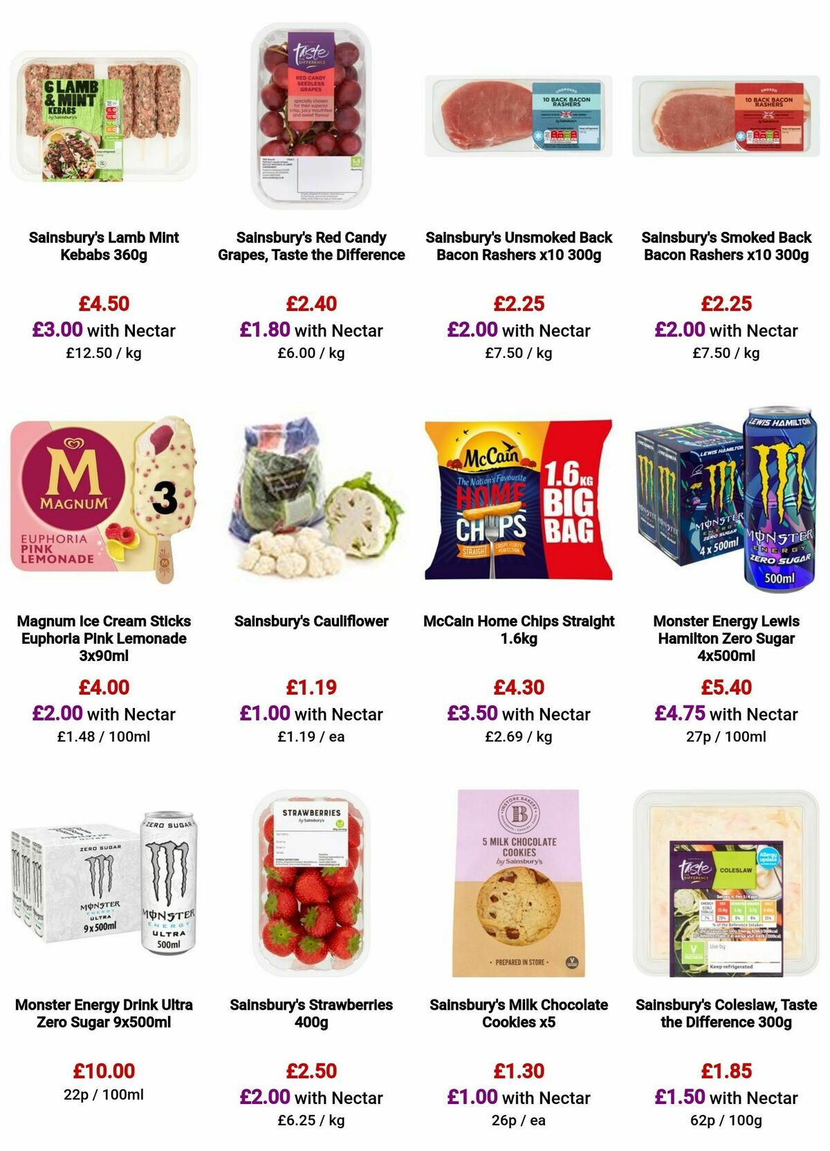 Sainsbury's Offers from 9 August