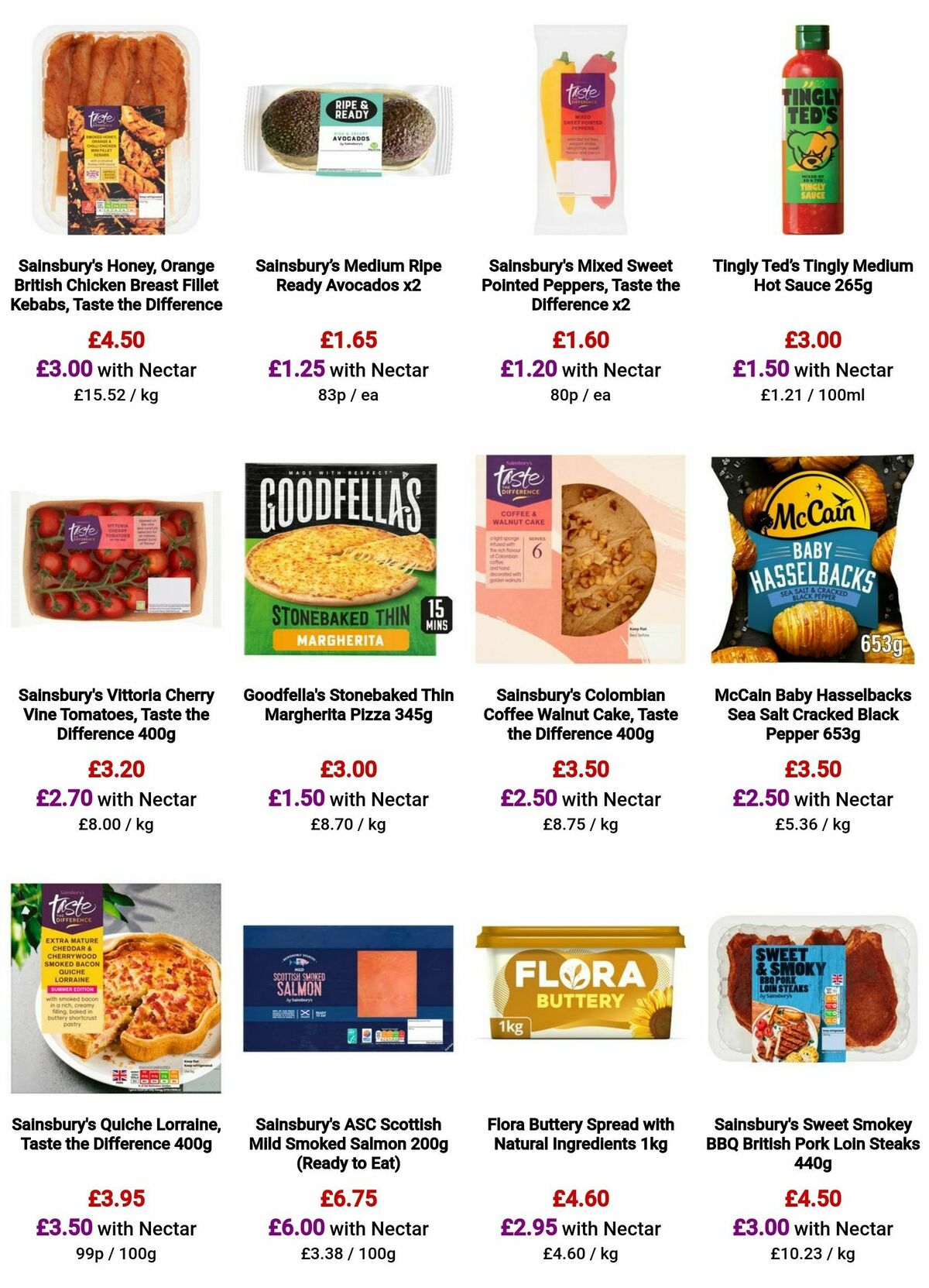 Sainsbury's Offers from 9 August