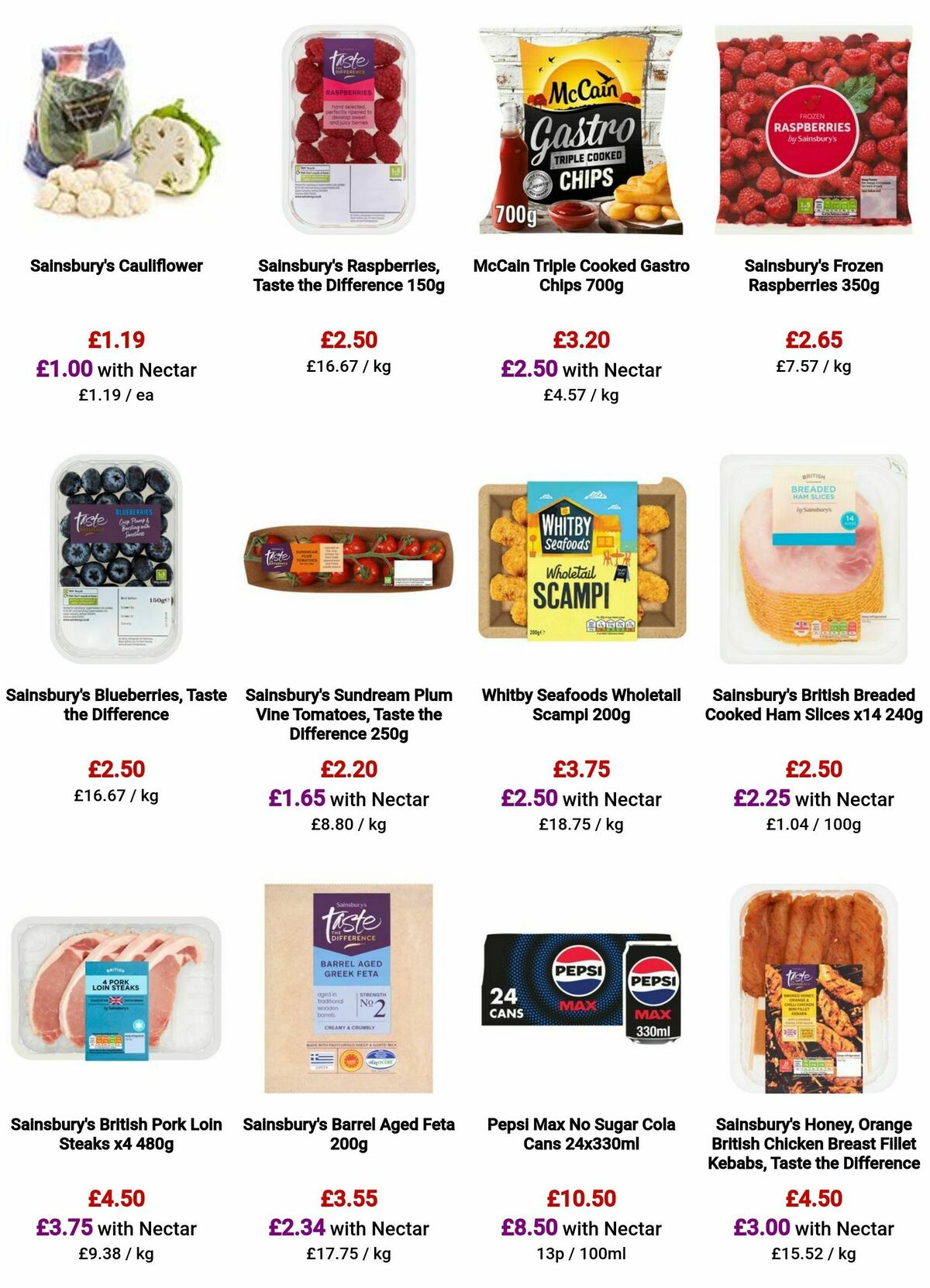 Sainsbury's Offers from 16 August