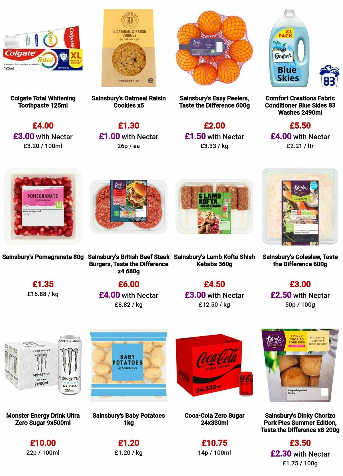 Sainsbury's Offers from 16 August