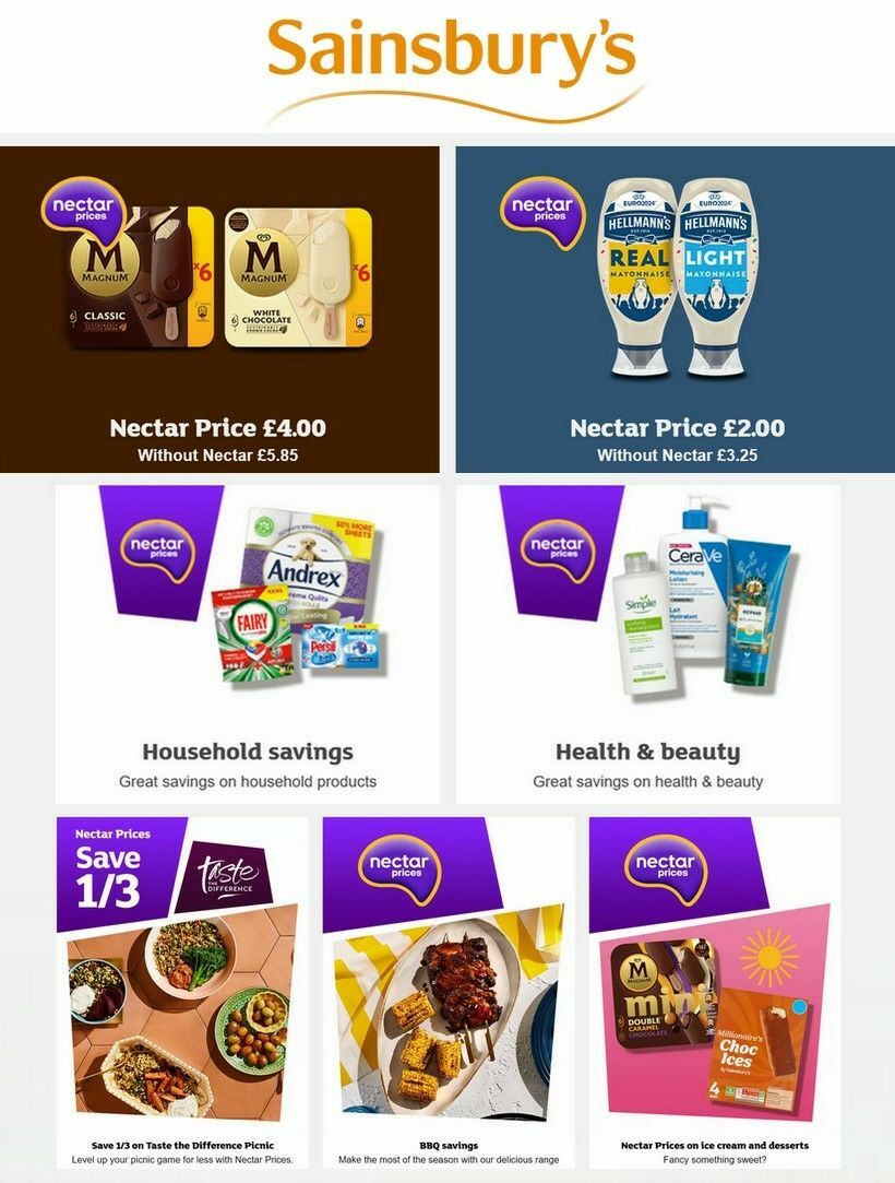 Sainsbury's Offers from 23 August