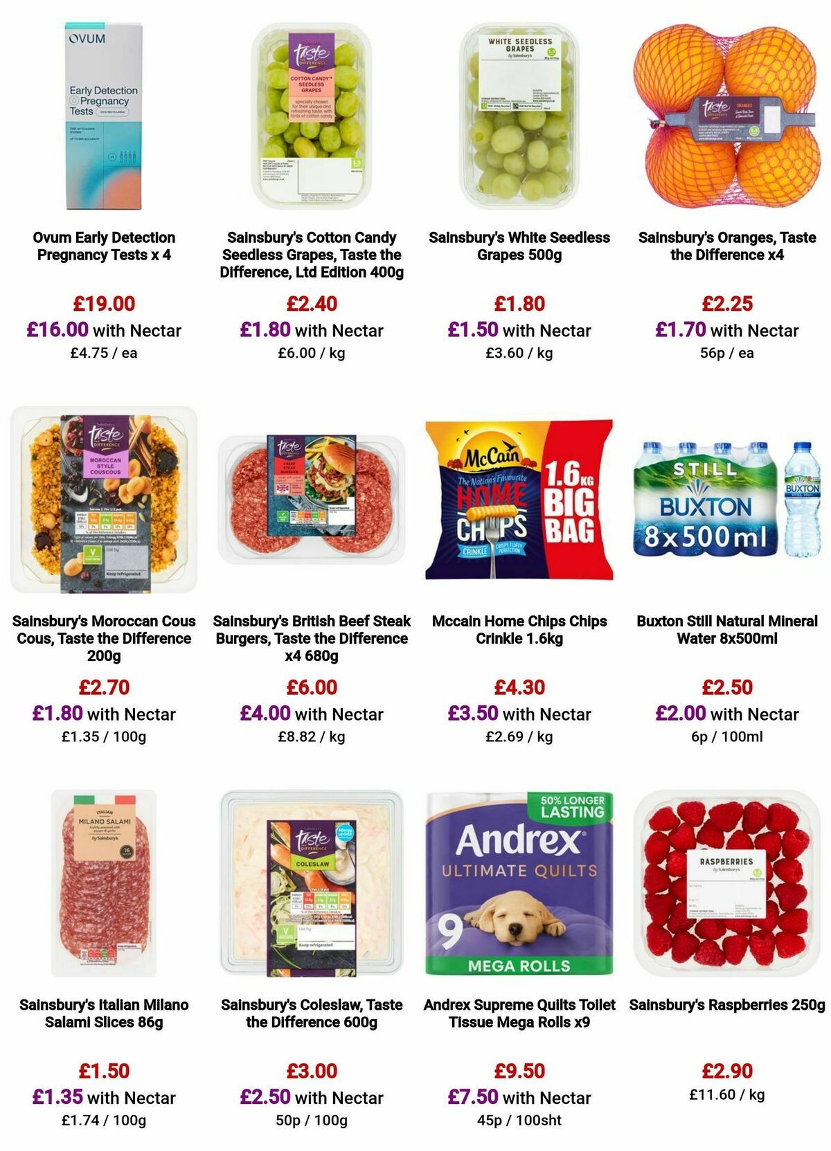 Sainsbury's Offers from 23 August