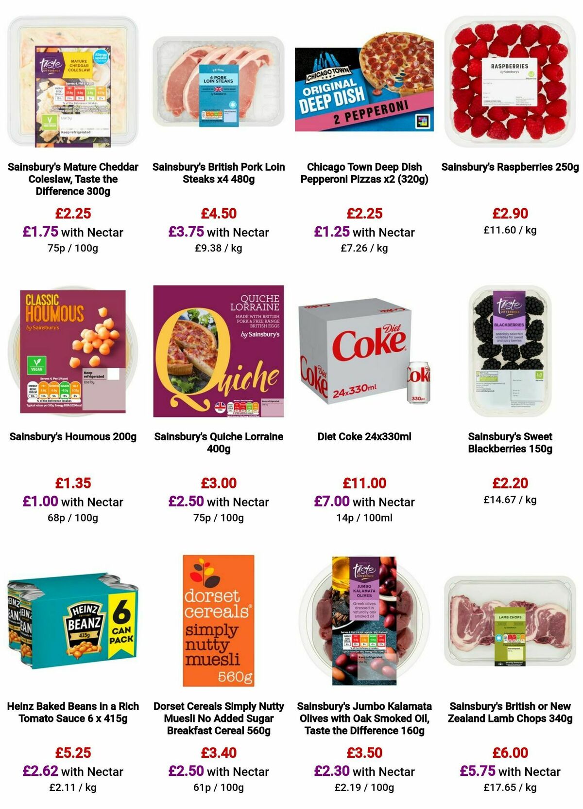 Sainsbury's Offers from 30 August