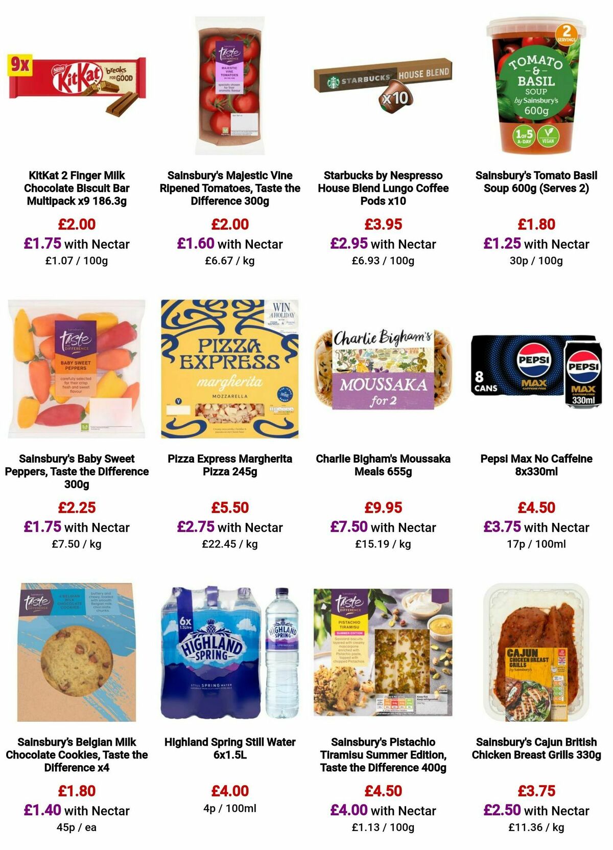 Sainsbury's Offers from 6 September