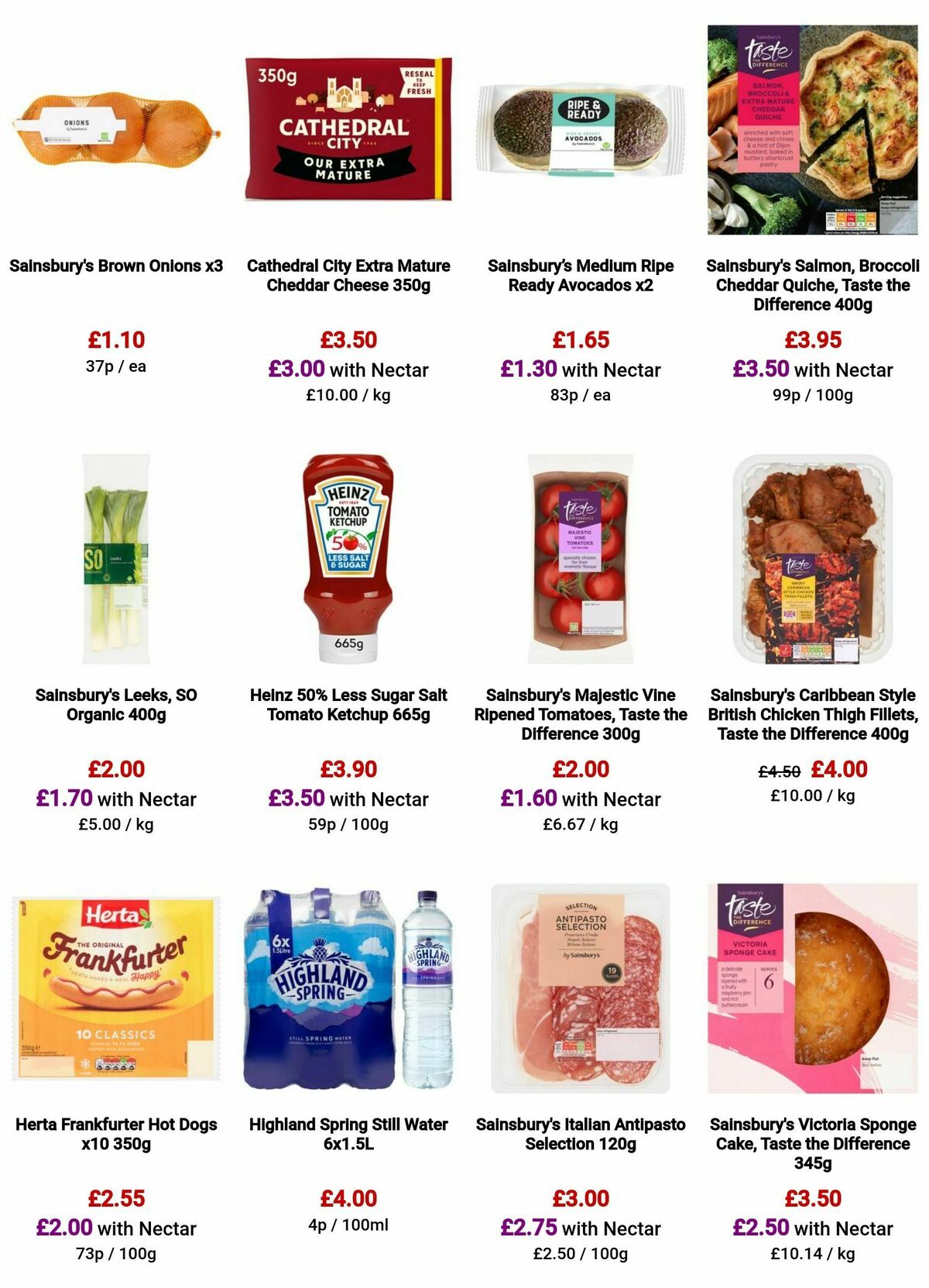 Sainsbury's Offers from 13 September