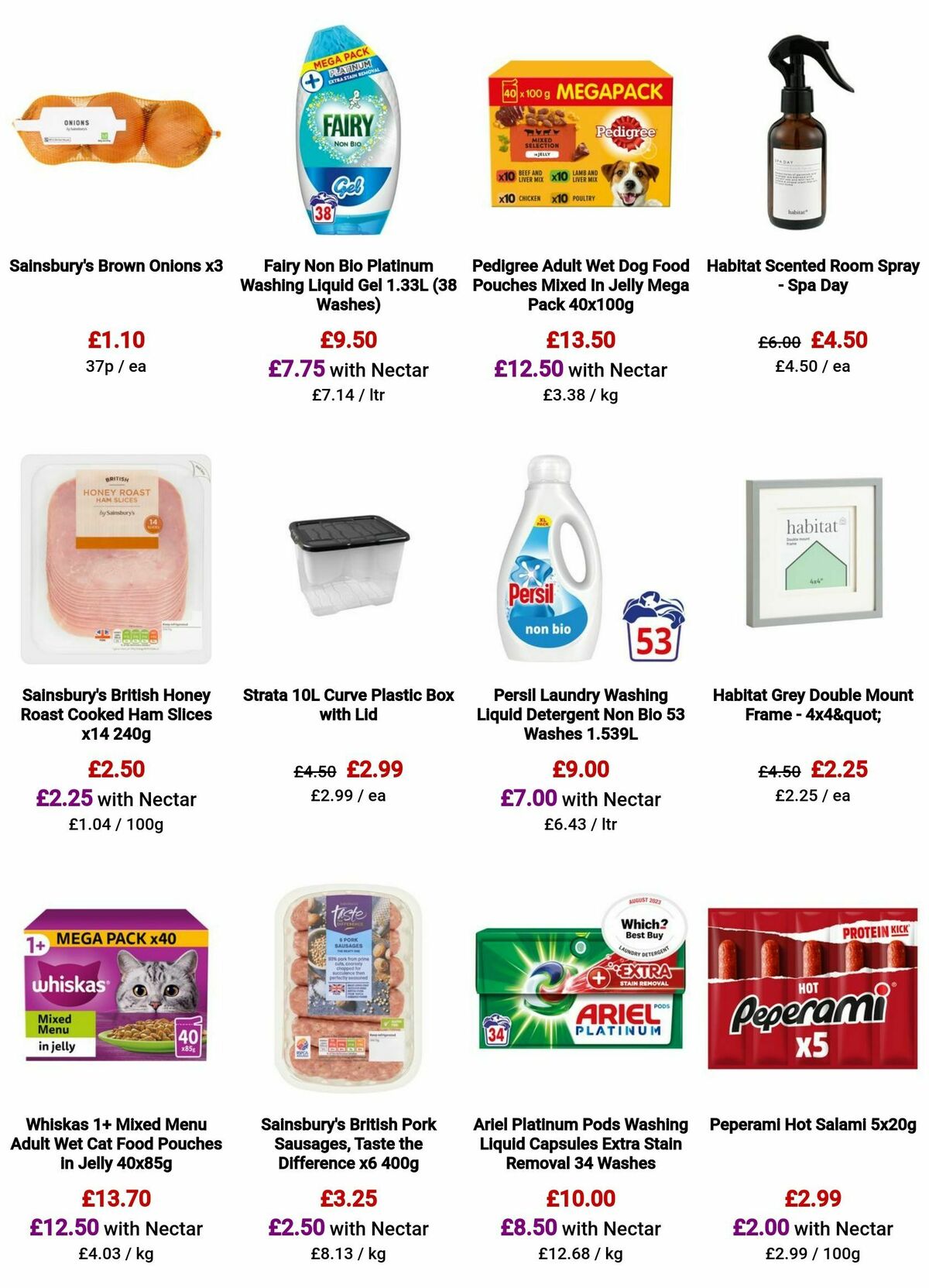 Sainsbury's Offers from 20 September