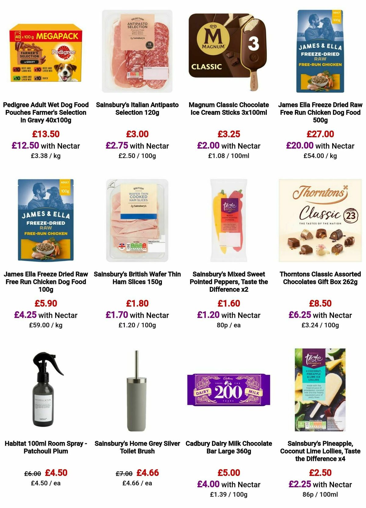 Sainsbury's Offers from 20 September