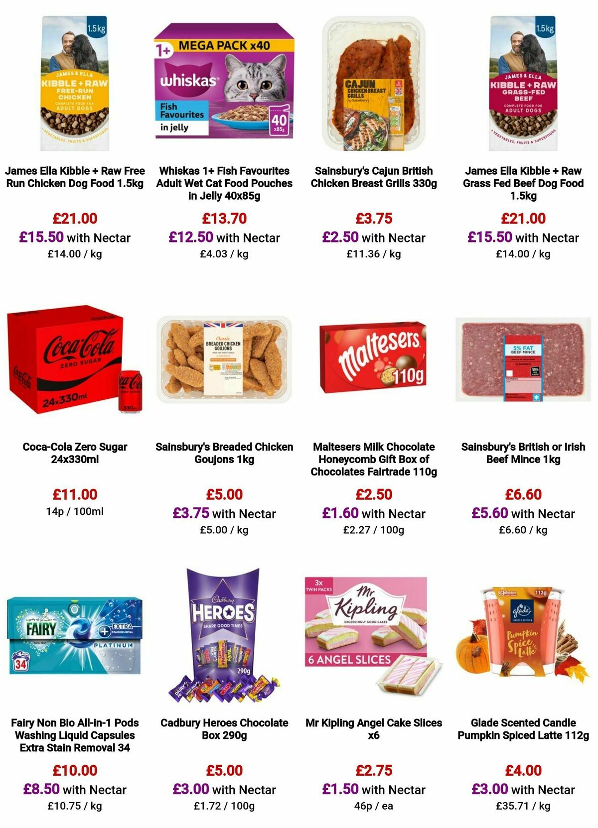 Sainsbury's Offers from 20 September