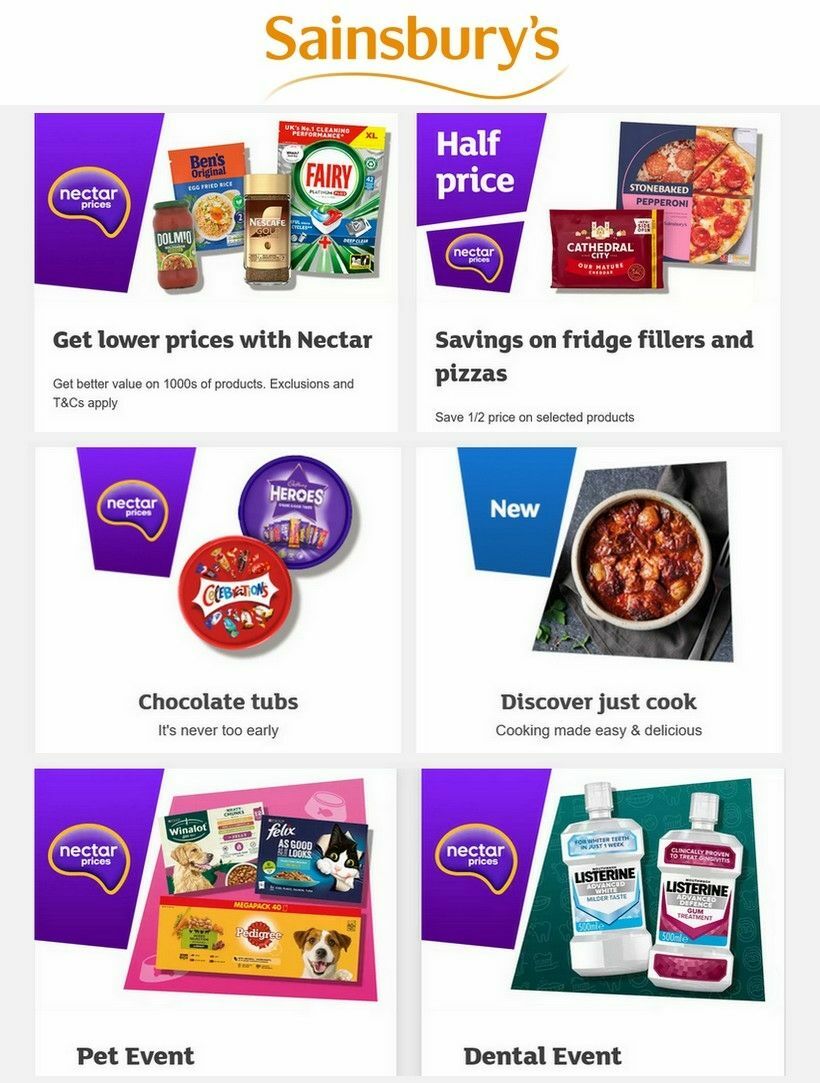 Sainsbury's Offers from 27 September