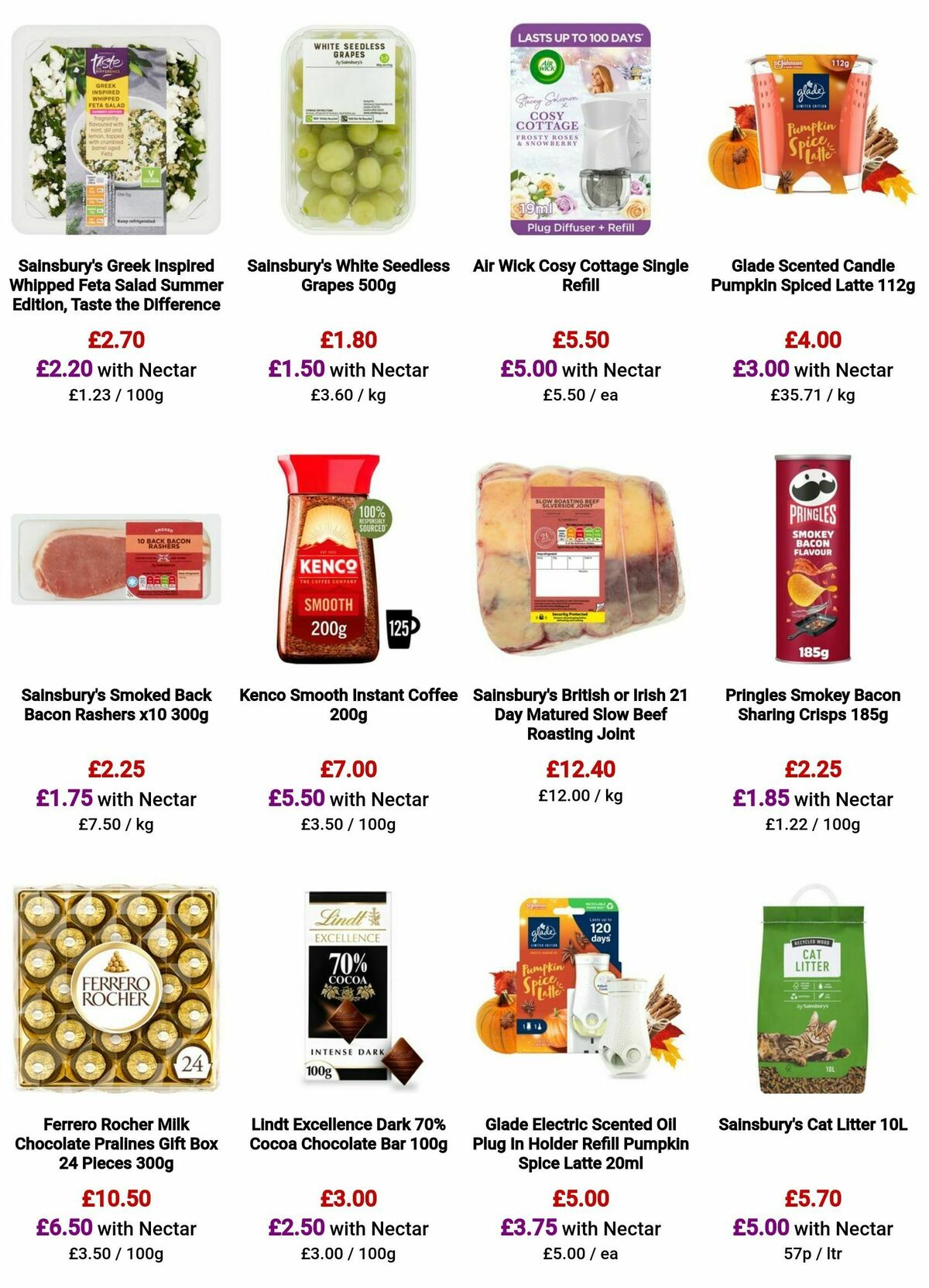 Sainsbury's Offers from 4 October