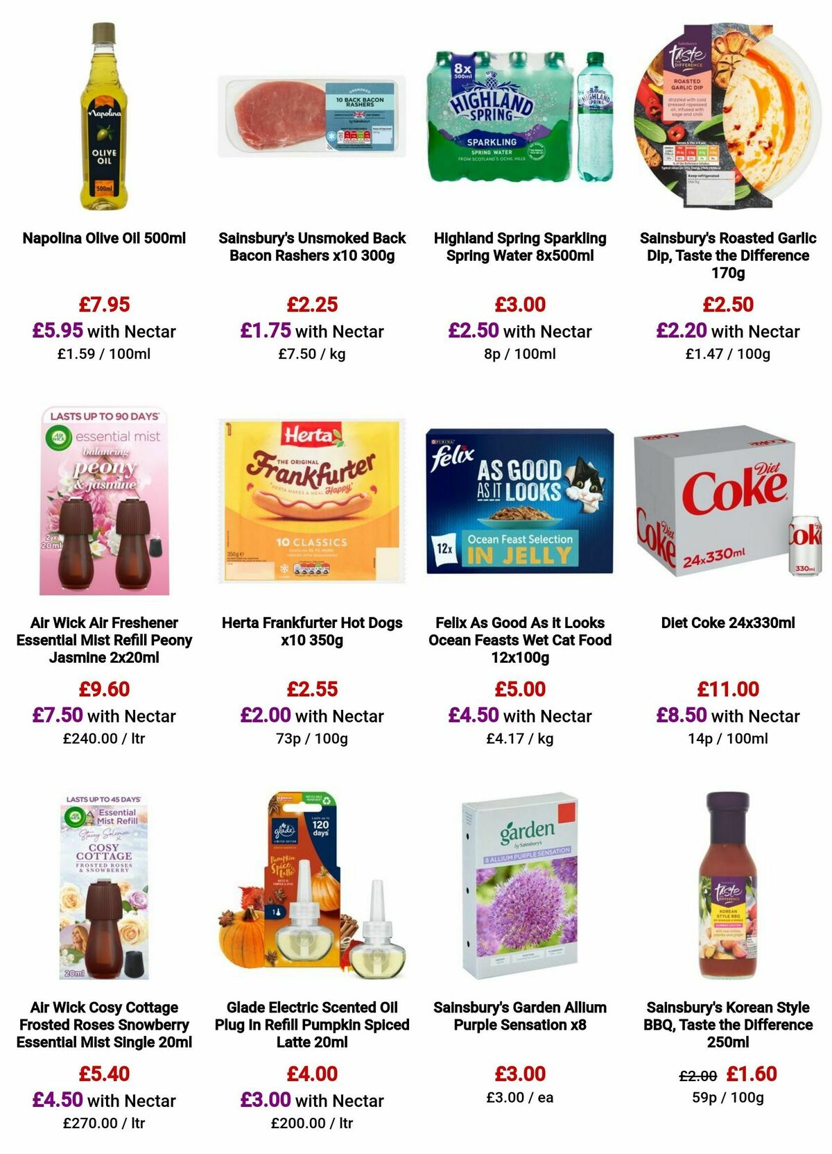 Sainsbury's Offers from 4 October