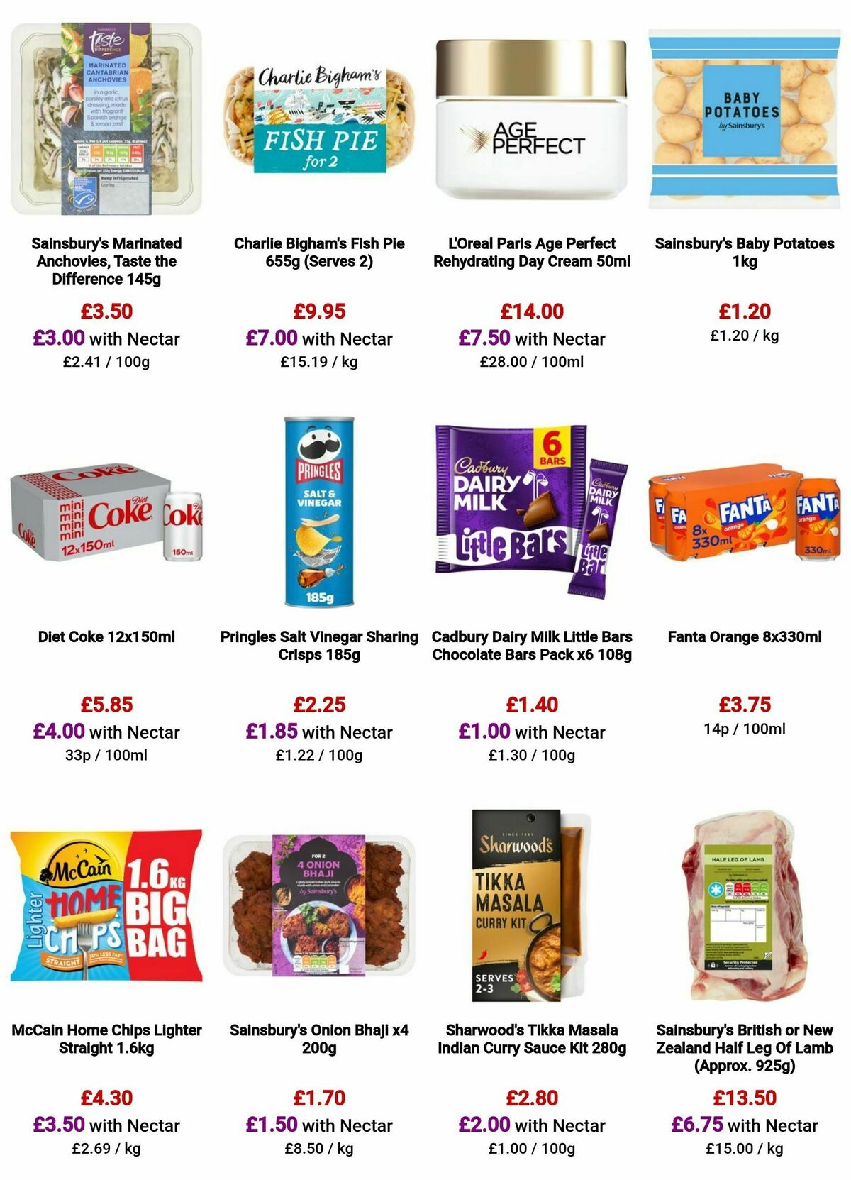 Sainsbury's Offers from 11 October