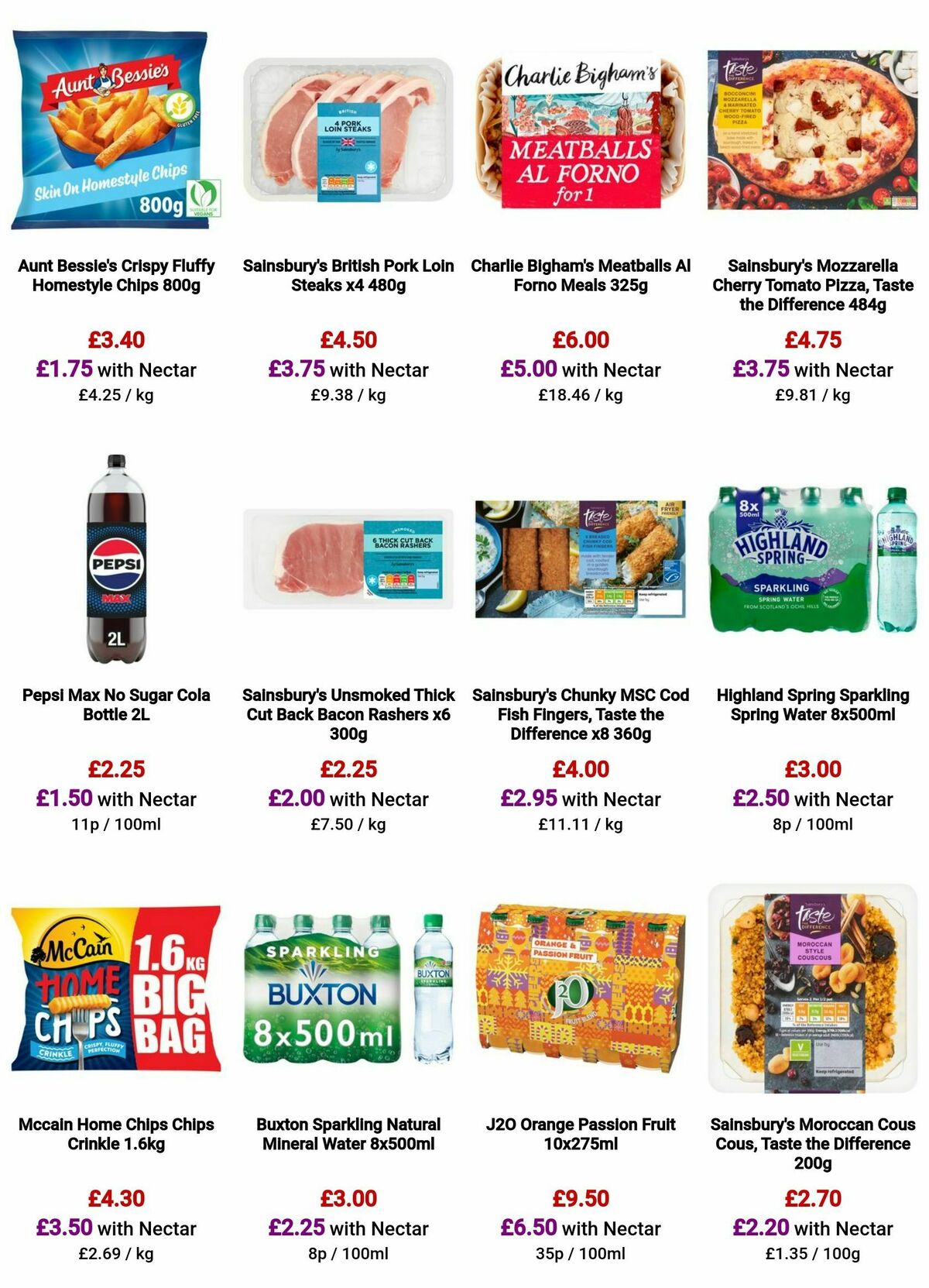 Sainsbury's Offers from 11 October