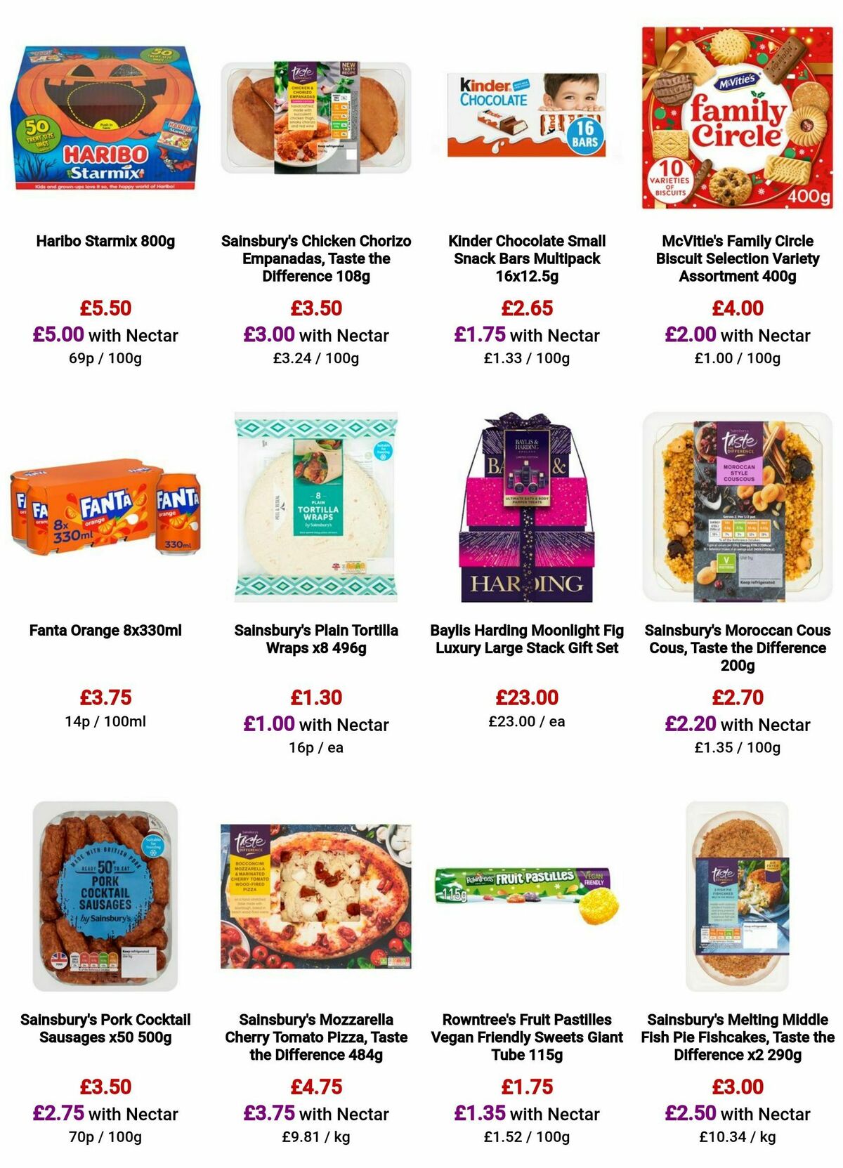 Sainsbury's Offers from 17 October