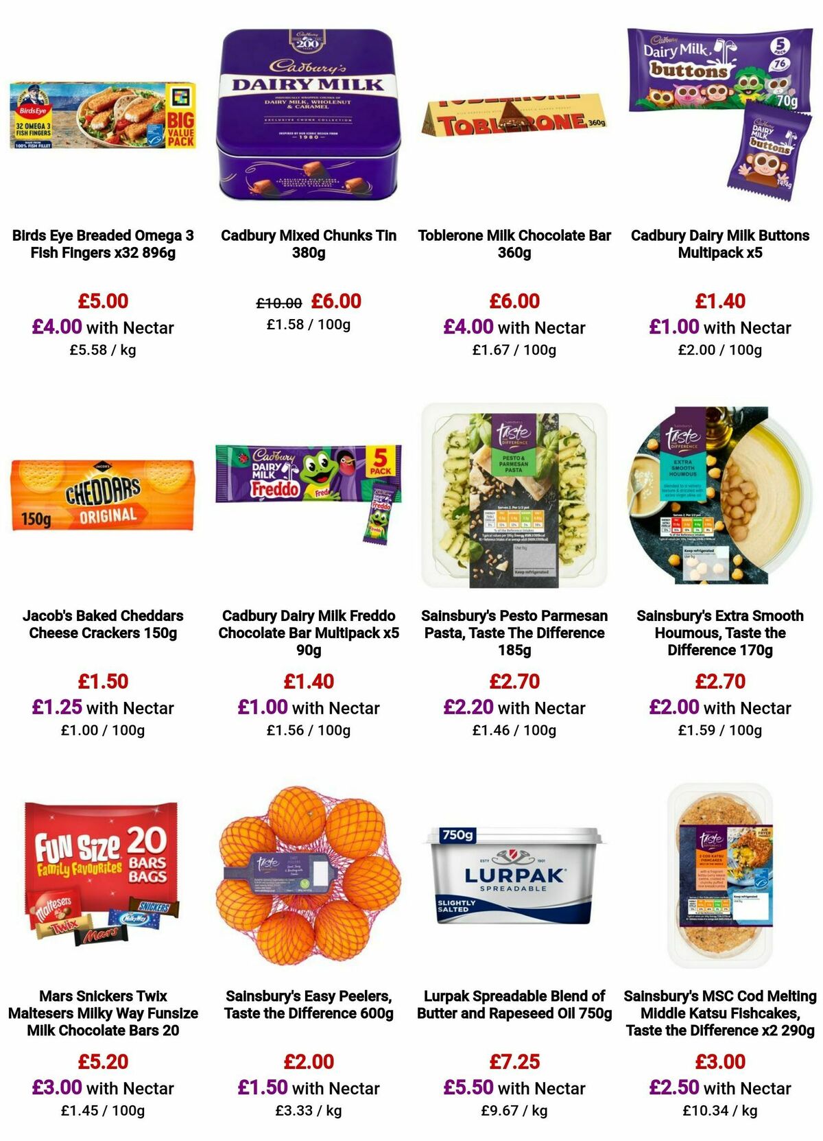 Sainsbury's Offers from 17 October