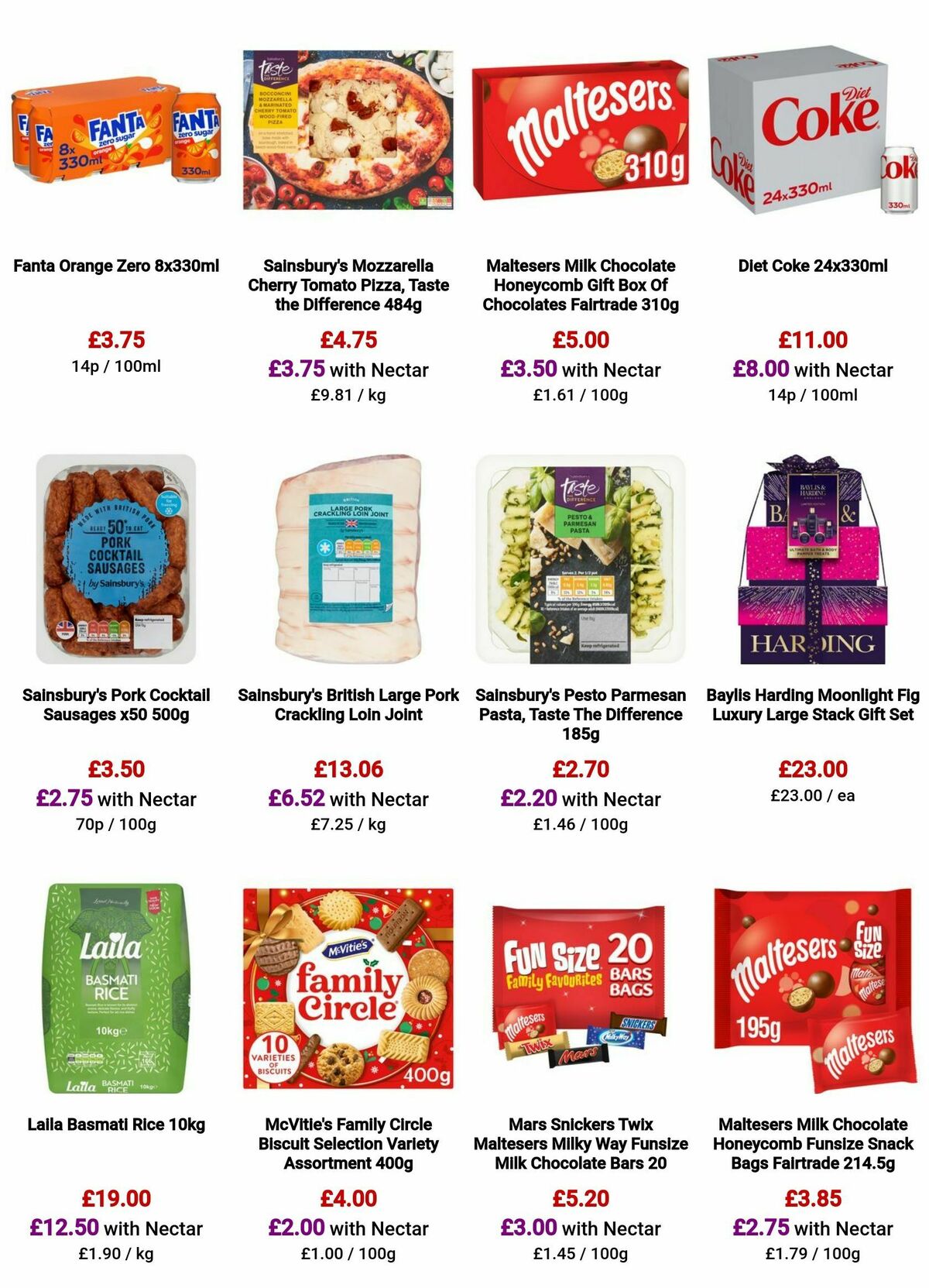 Sainsbury's Offers from 24 October