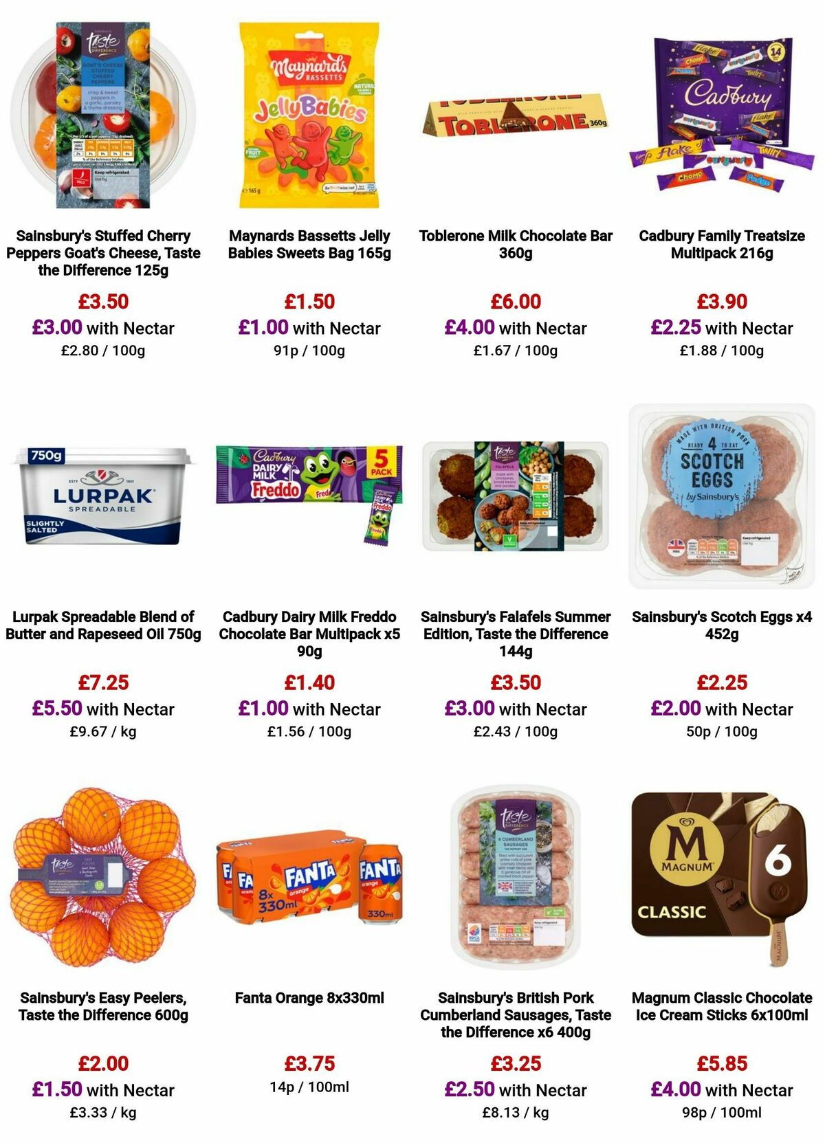 Sainsbury's Offers from 24 October