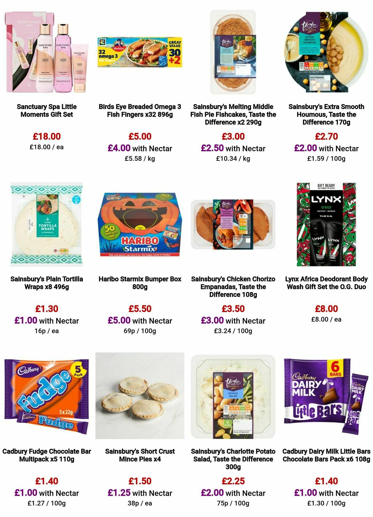 Sainsbury's Offers from 24 October