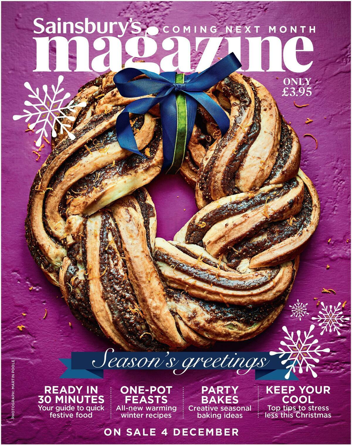 Sainsbury's Magazine November Offers from 1 November