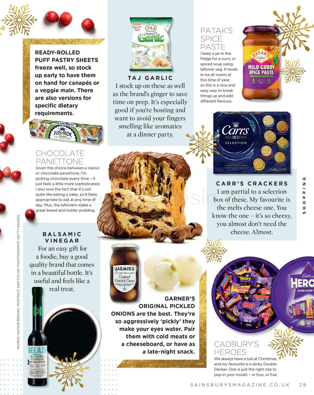 Sainsbury's Magazine November Offers from 1 November