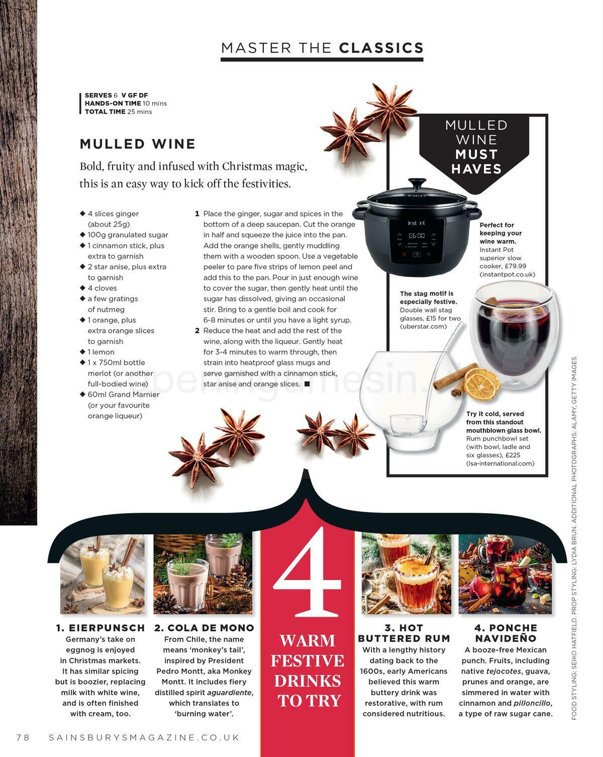 Sainsbury's Magazine November Offers from 1 November