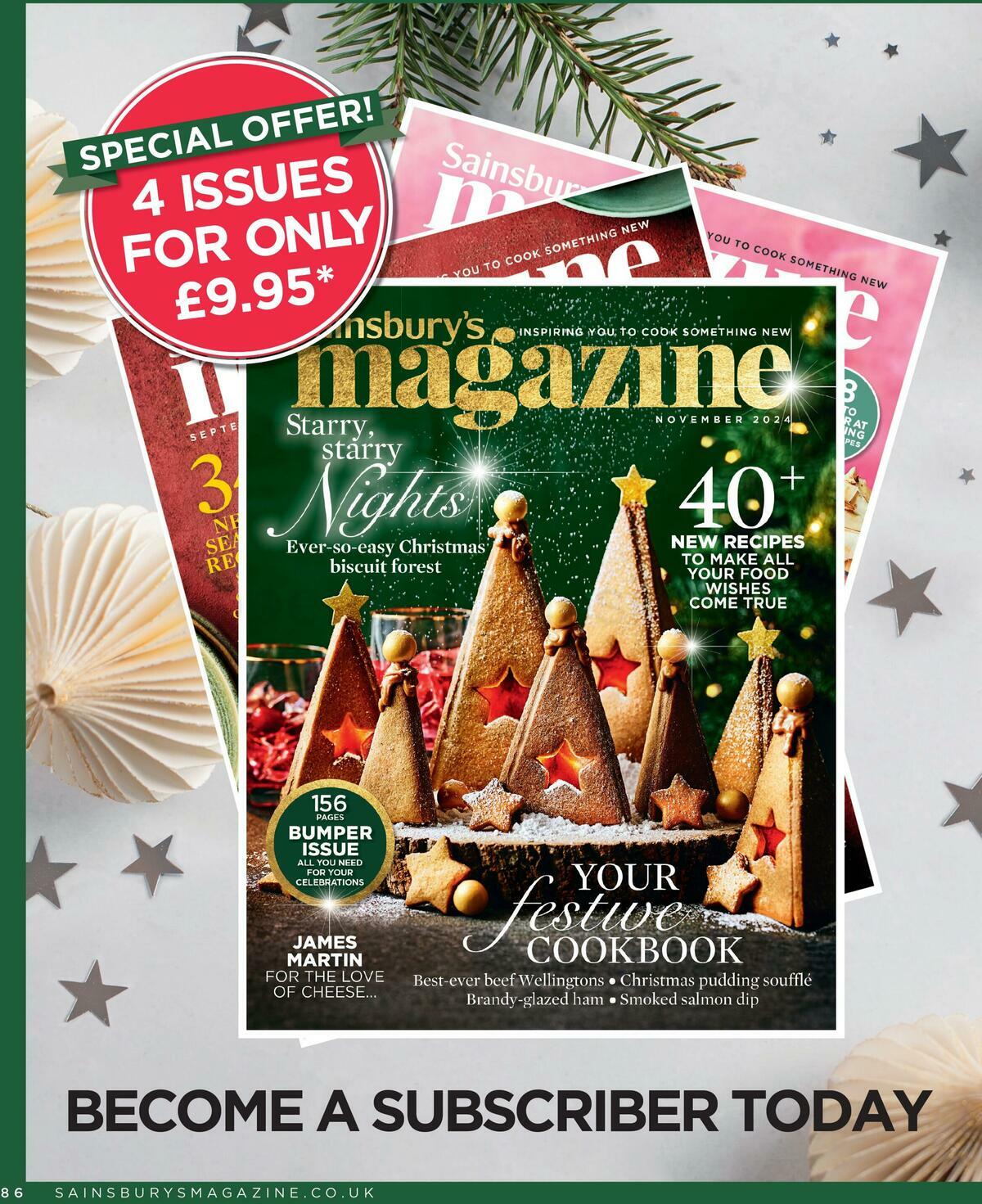 Sainsbury's Magazine November Offers from 1 November