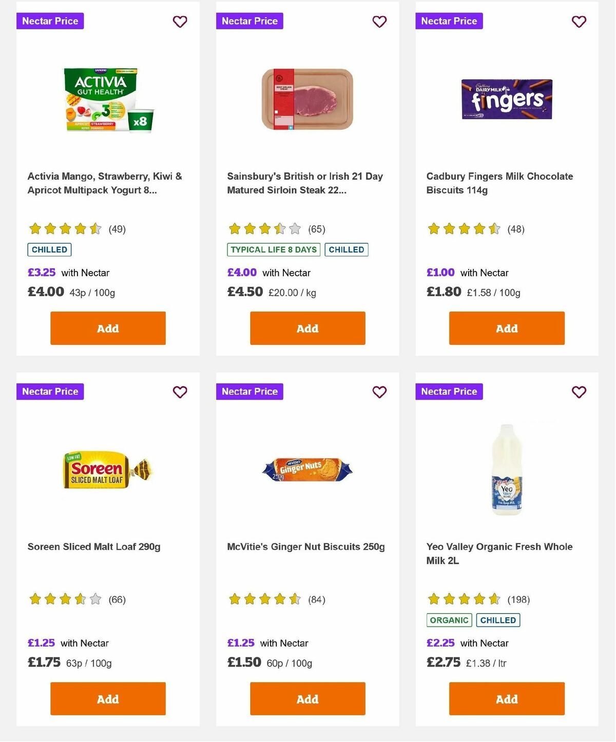 Sainsbury's Offers from 1 November