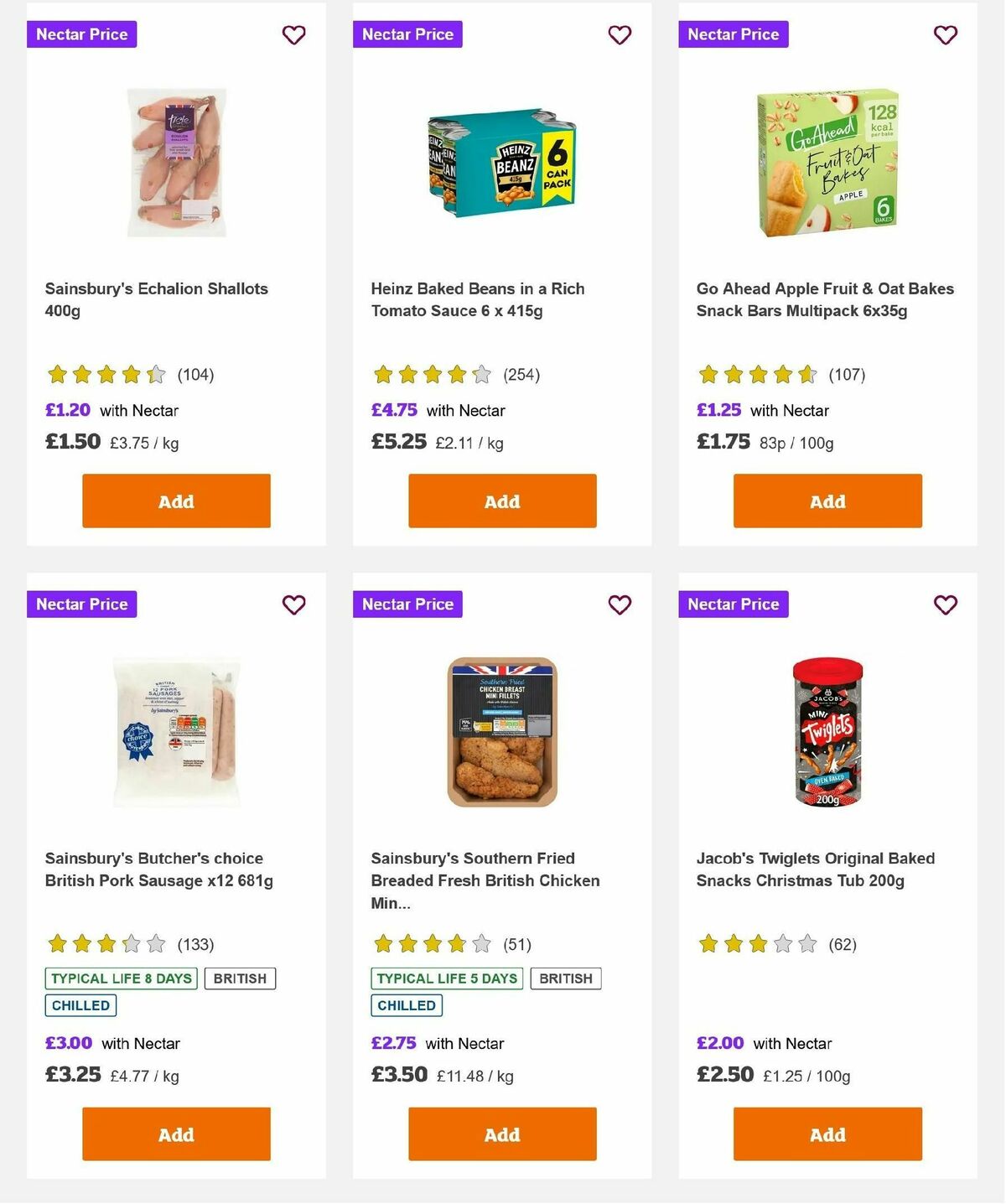 Sainsbury's Offers from 1 November