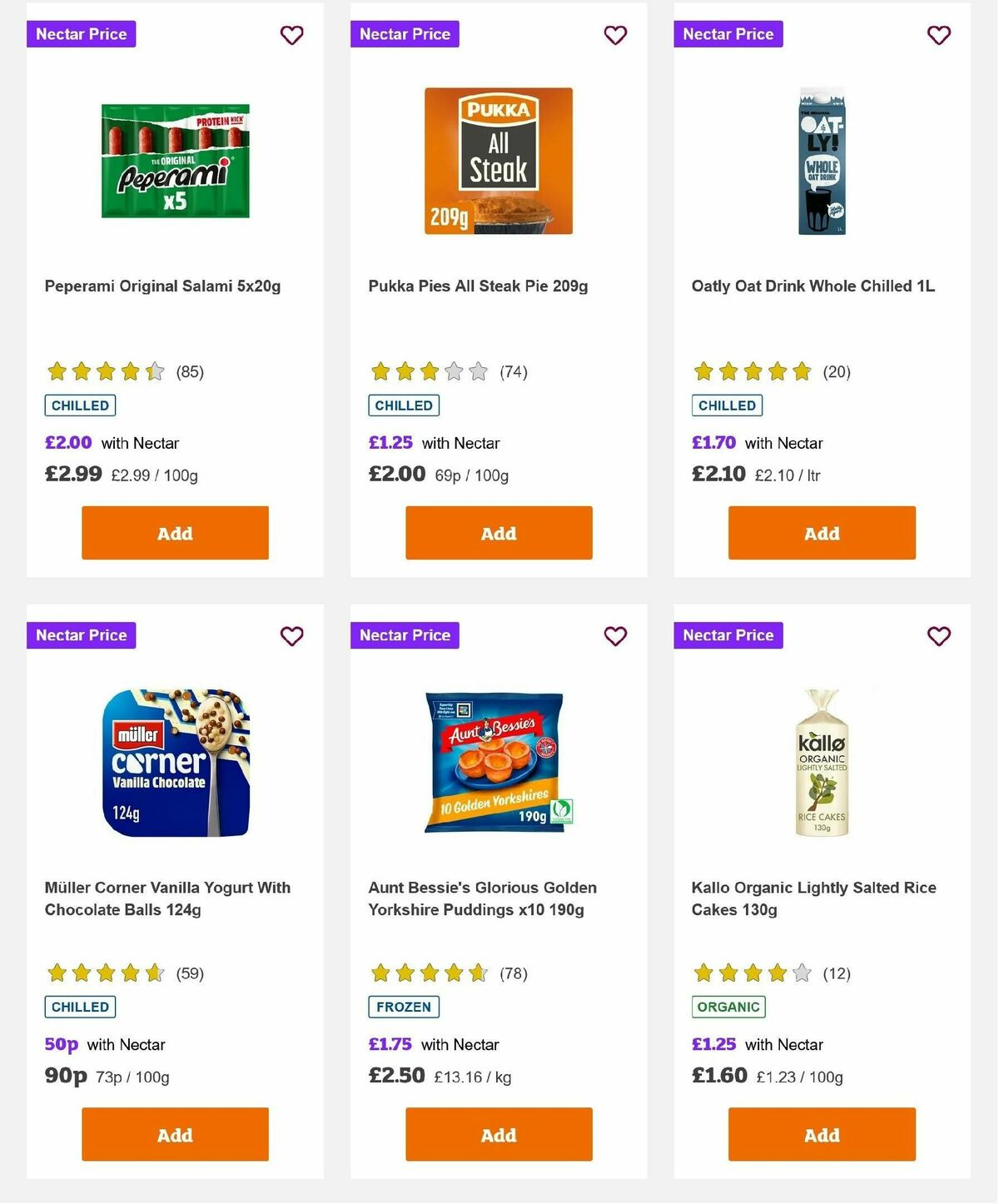 Sainsbury's Offers from 1 November