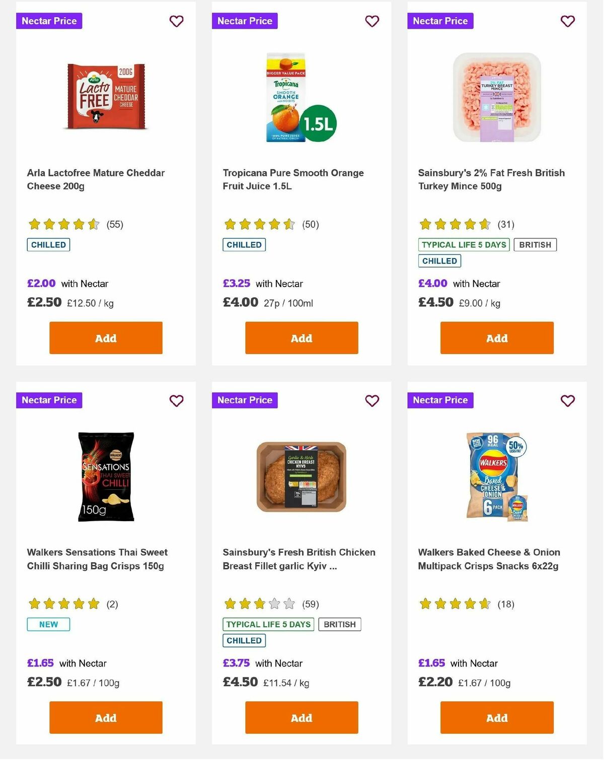 Sainsbury's Offers from 1 November