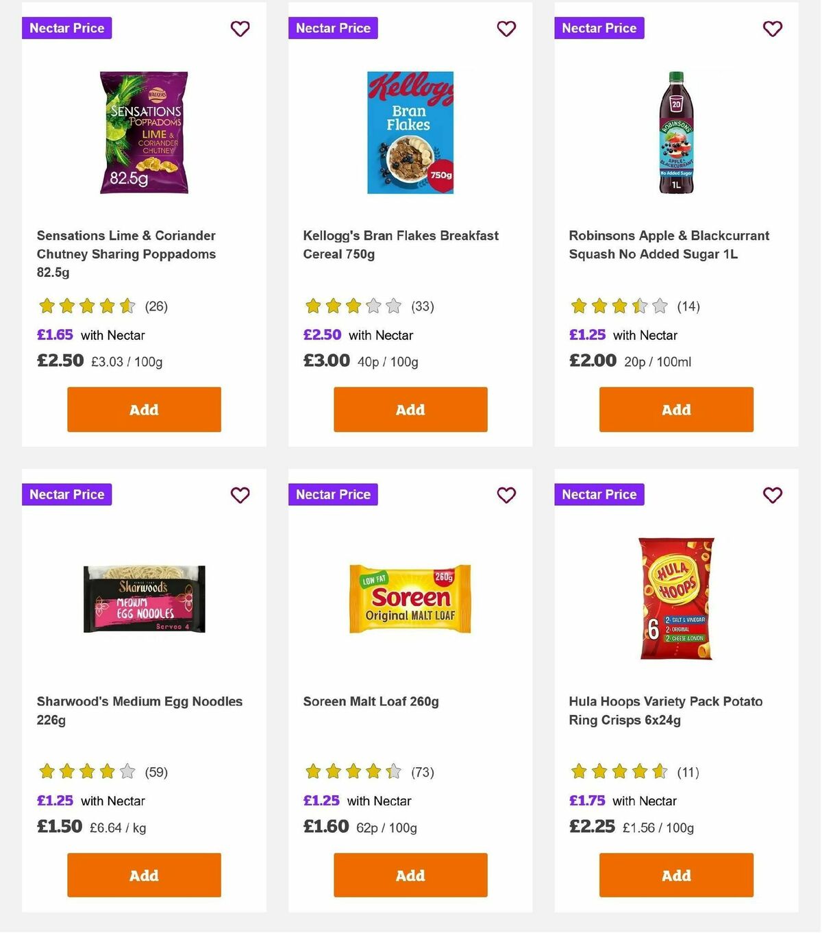 Sainsbury's Offers from 1 November