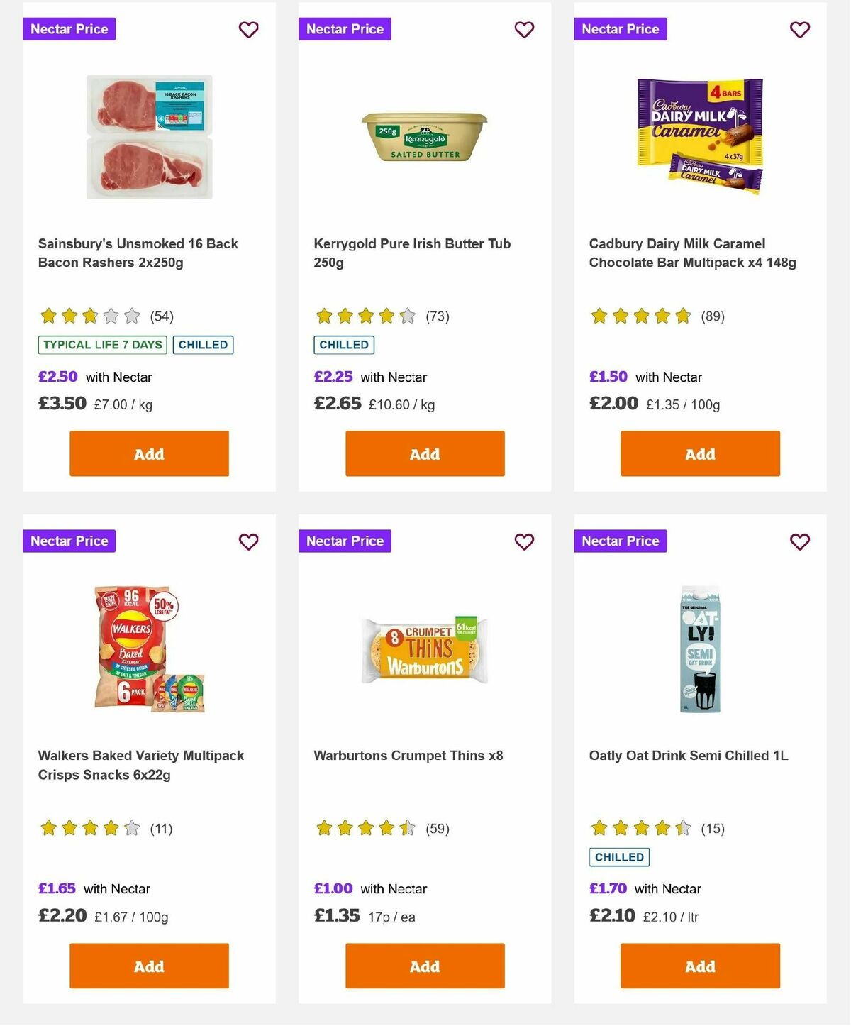 Sainsbury's Offers from 1 November