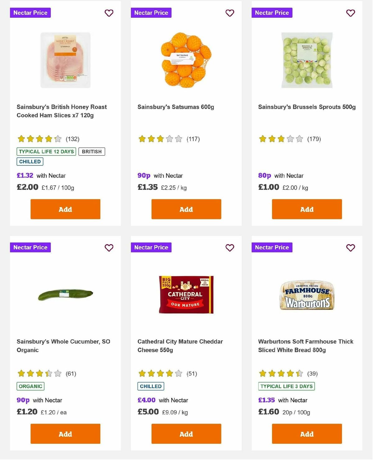 Sainsbury's Offers from 1 November