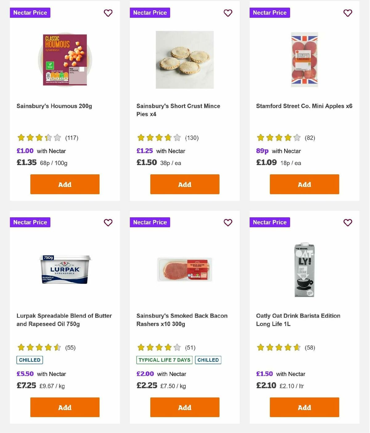 Sainsbury's Offers from 1 November