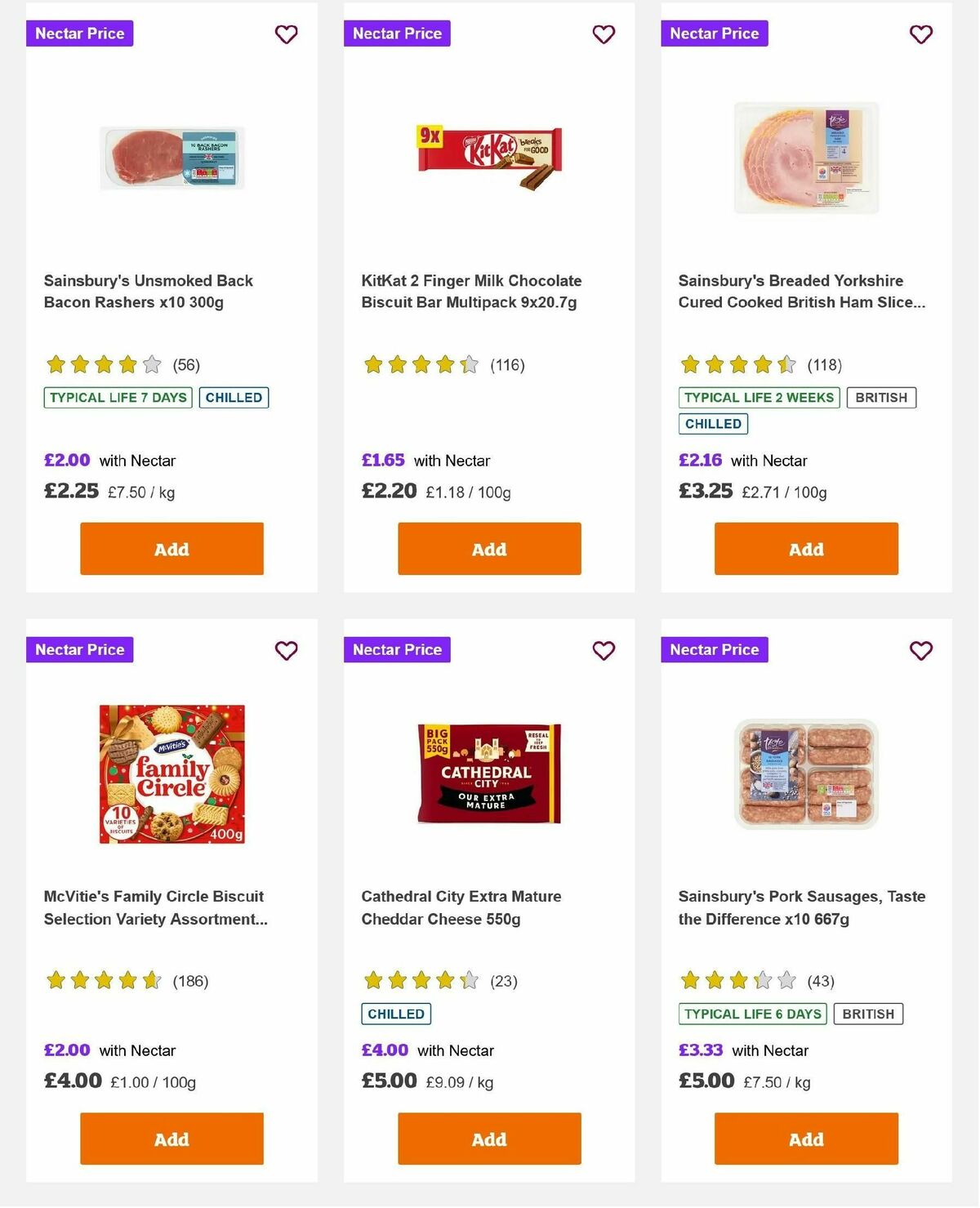 Sainsbury's Offers from 1 November