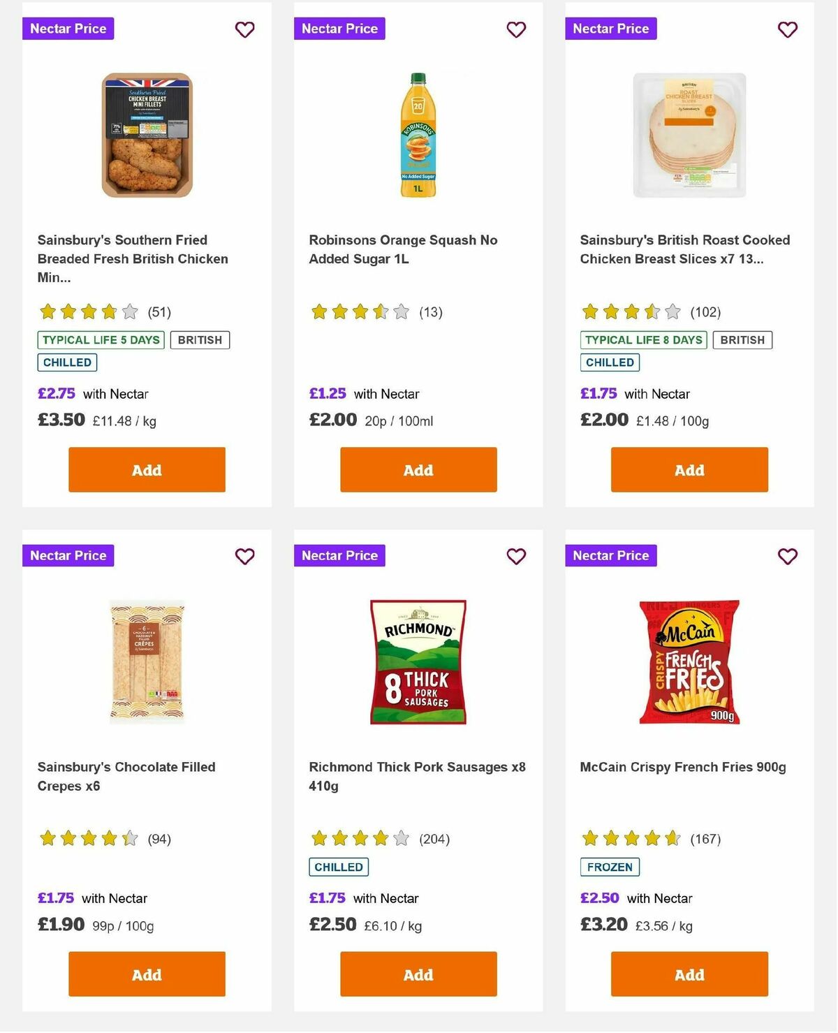 Sainsbury's Offers from 7 November