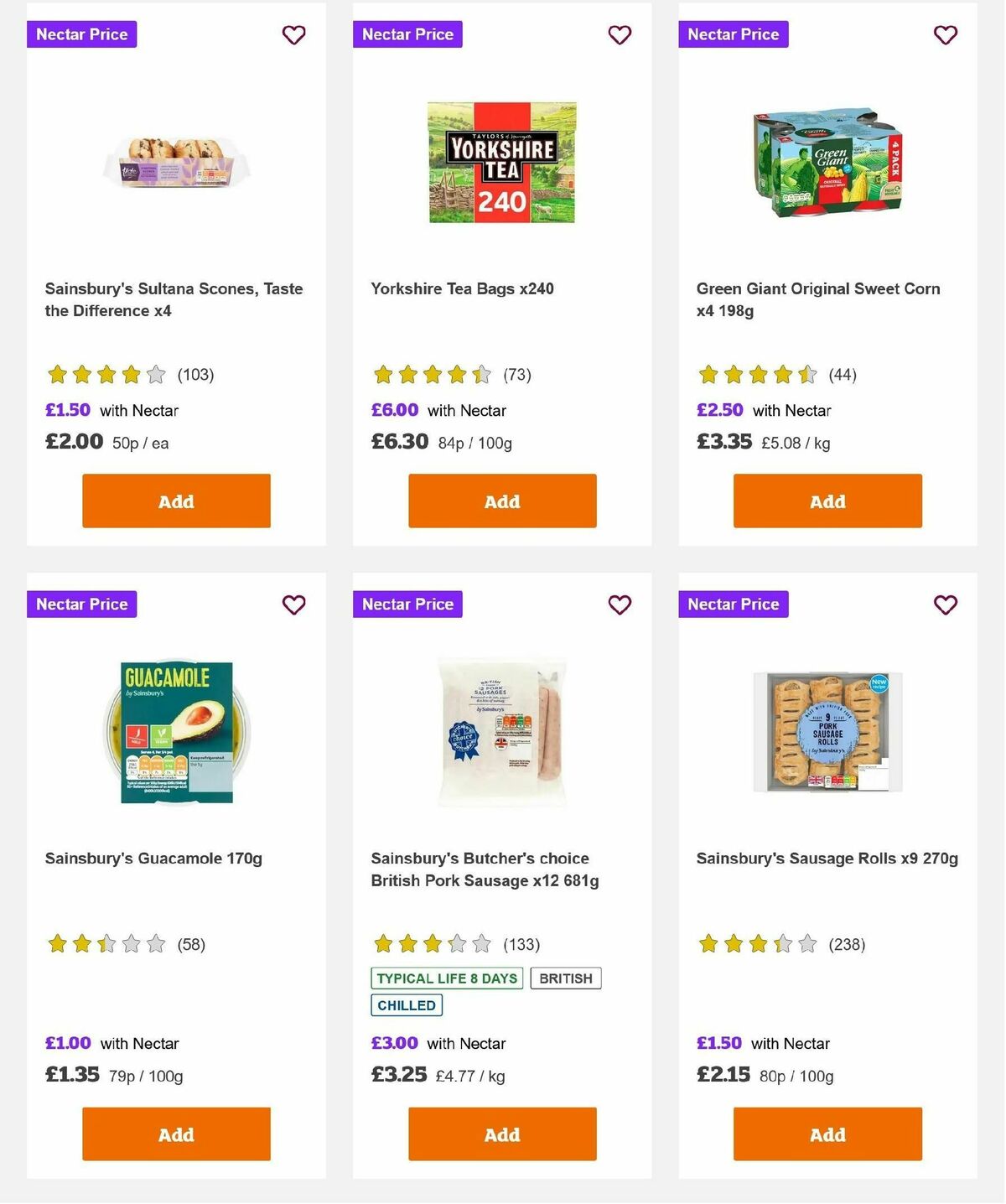 Sainsbury's Offers from 7 November