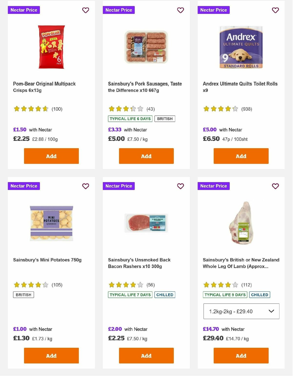 Sainsbury's Offers from 7 November