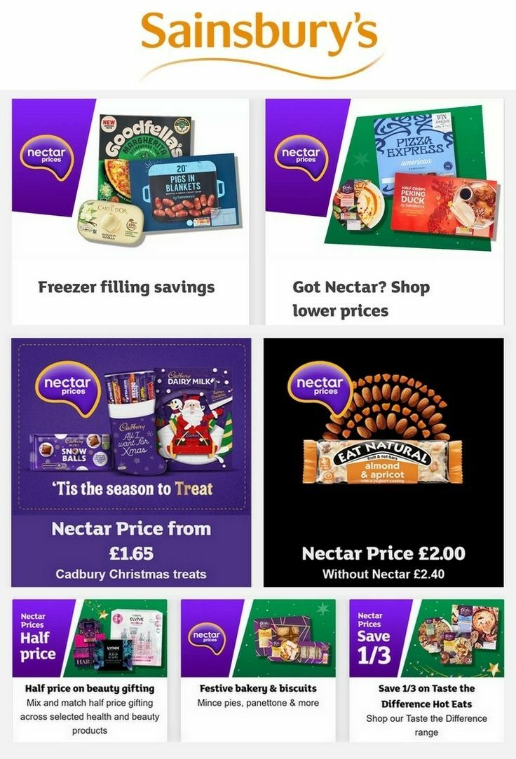 Sainsbury's Offers from 15 November