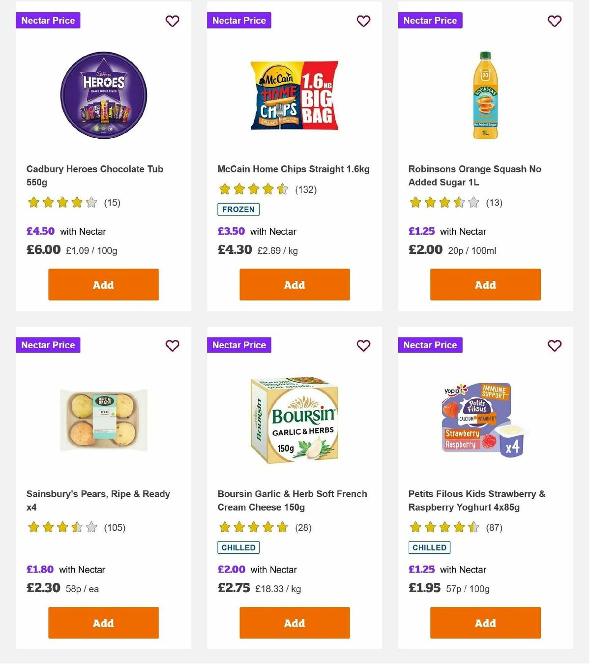 Sainsbury's Offers from 15 November